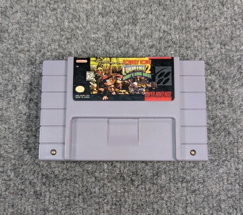Donkey Kong Country 2 : Diddy’s Kong Quest – Super Nintendo SNES – Tested