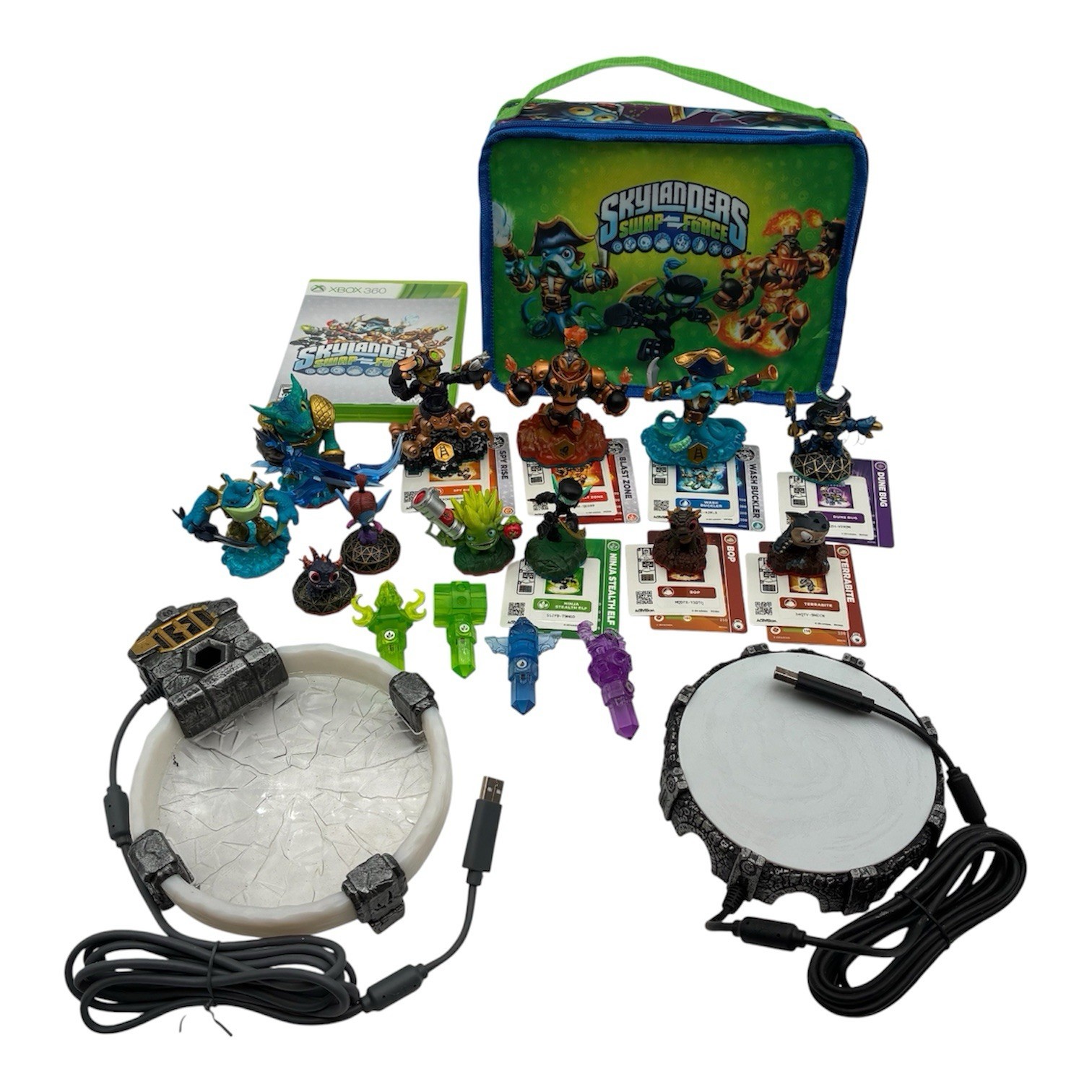 Skylanders Lot of 20 Spyro Giants Swap Force Trap Team Mixed Bundle Portals Case