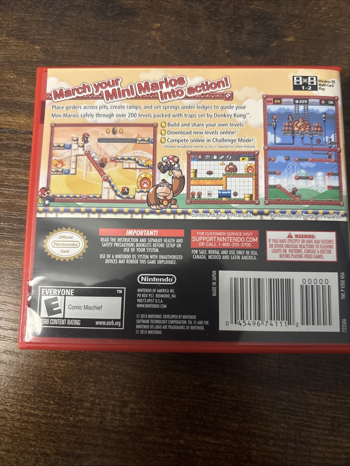 Mario Vs. Donkey Kong Mini-Land Mayhem – Nintendo DS, CIB Tested Working