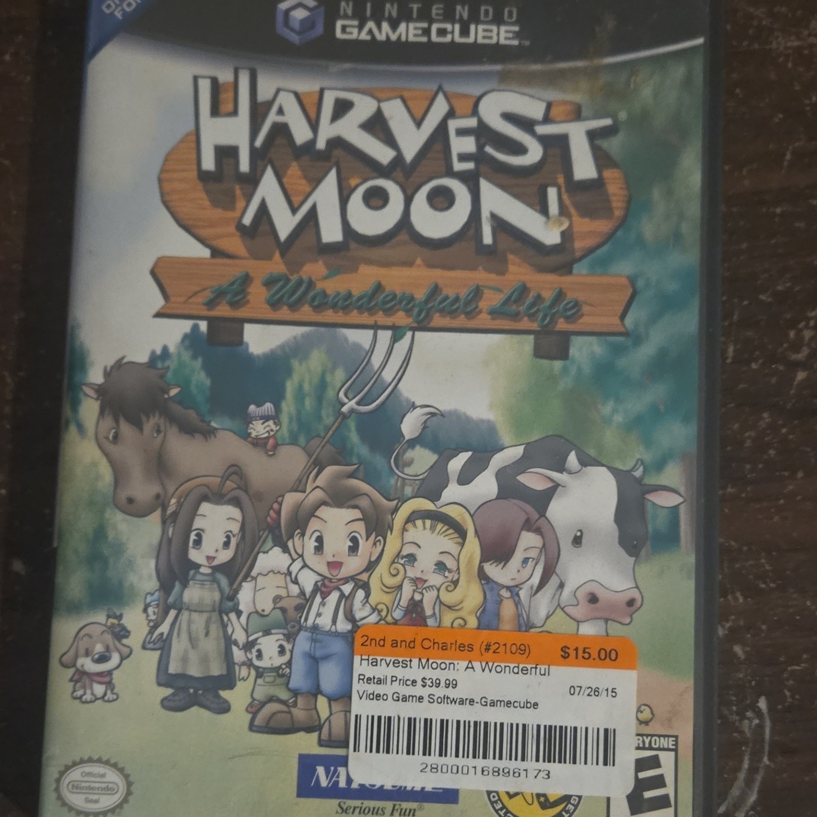 Natsume Harvest Moon: A Wonderful Life Nintendo GameCube 2004 Manual Included