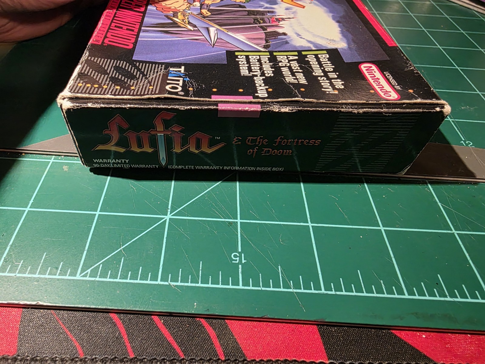 Lufia & the Fortress of Doom Nintendo SNES Boxed WORKS SEE PICS!!! No Man Or Map