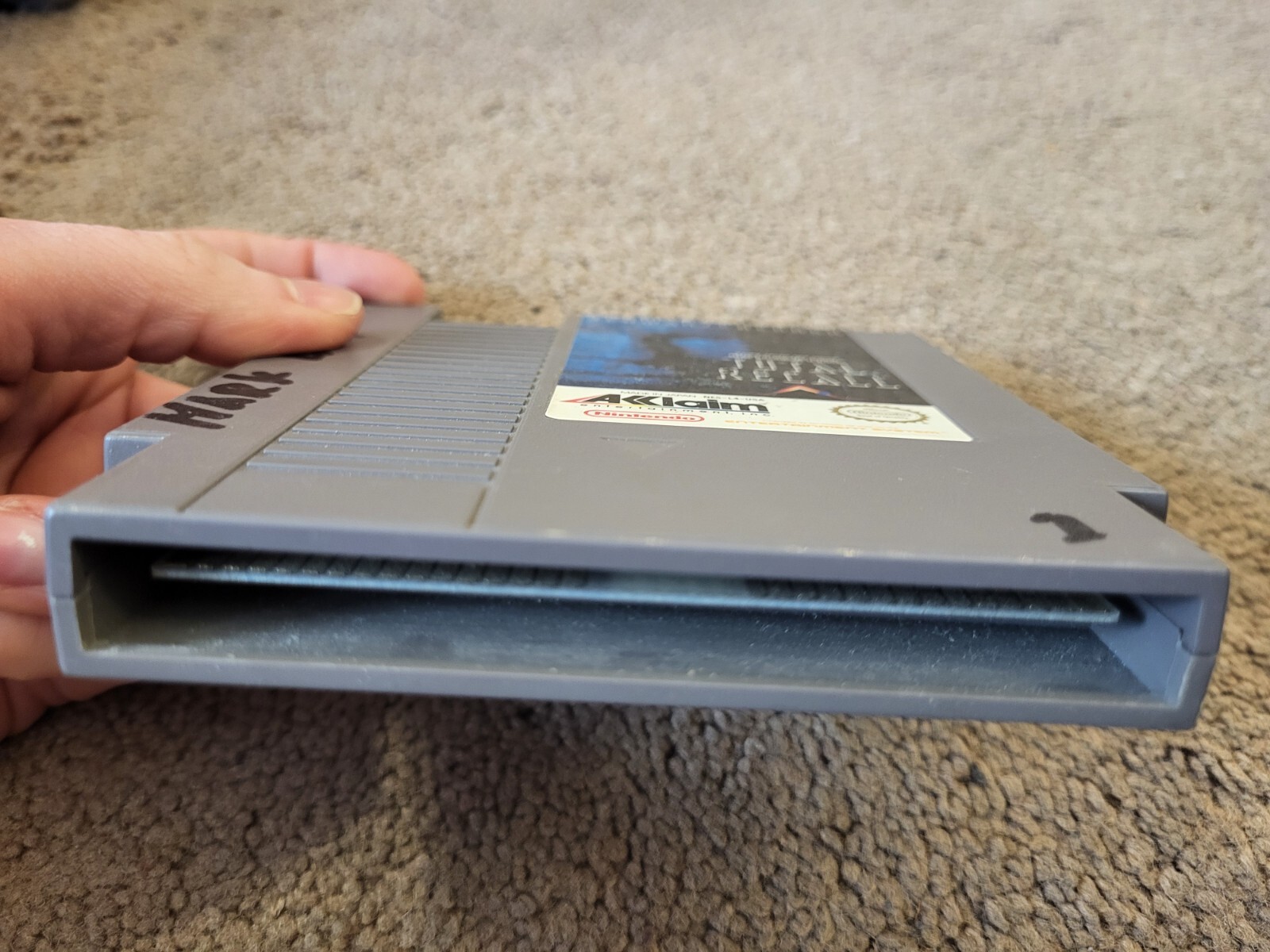 Total Recall Nintendo 1990 Game Cartridge