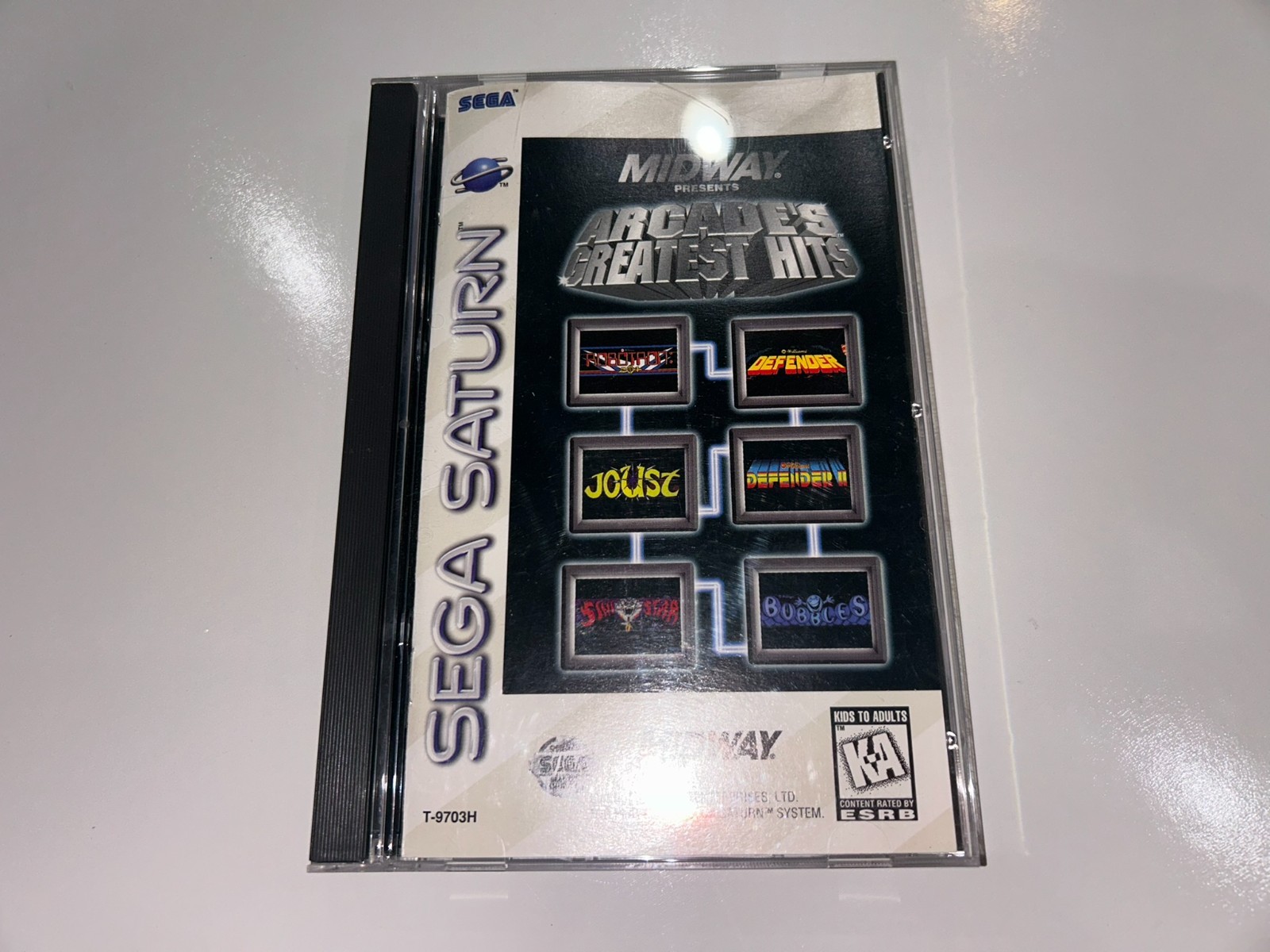 Midway Presents: Arcade’s Greatest Hits (Sega Saturn) CIB Complete w/Reg MINTY!