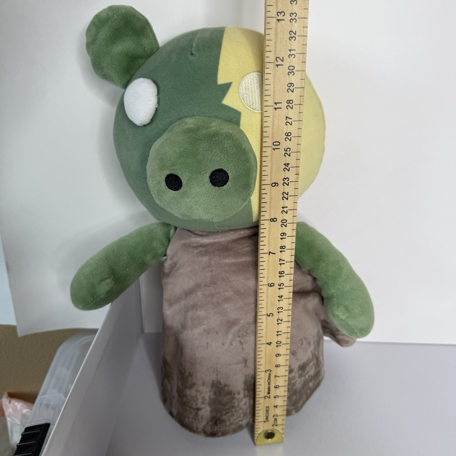 Piggy Roblox ZomPiggy Plush Toy 13 in Stuffed Animal Light Up Eye Sounds Tested