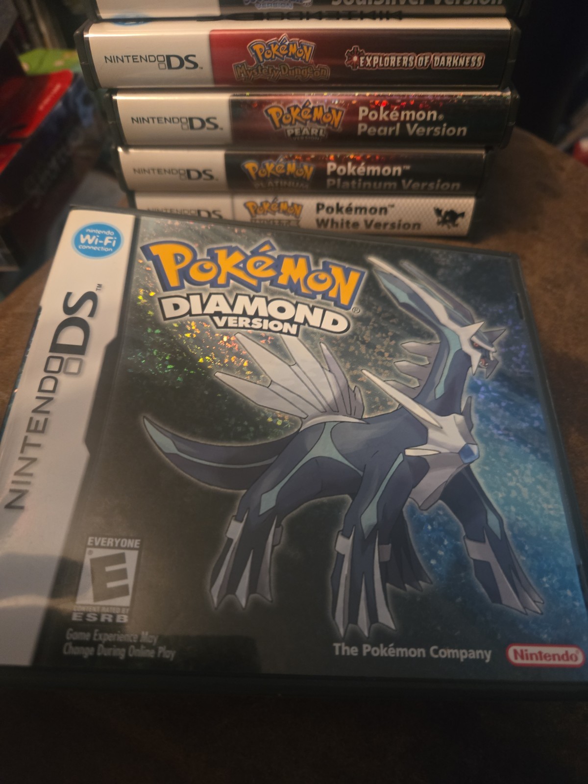 Nintendo DS Pokémon Diamond CASE, NO MANUAL has INSERTS ONLY Authentic (2007)