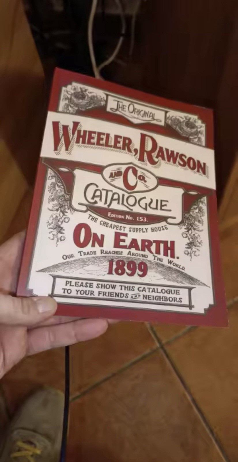 RDR2 Wheeler Rawson Co Catalog Replica Red Dead Redemption 2 Book Gift Arthur M.