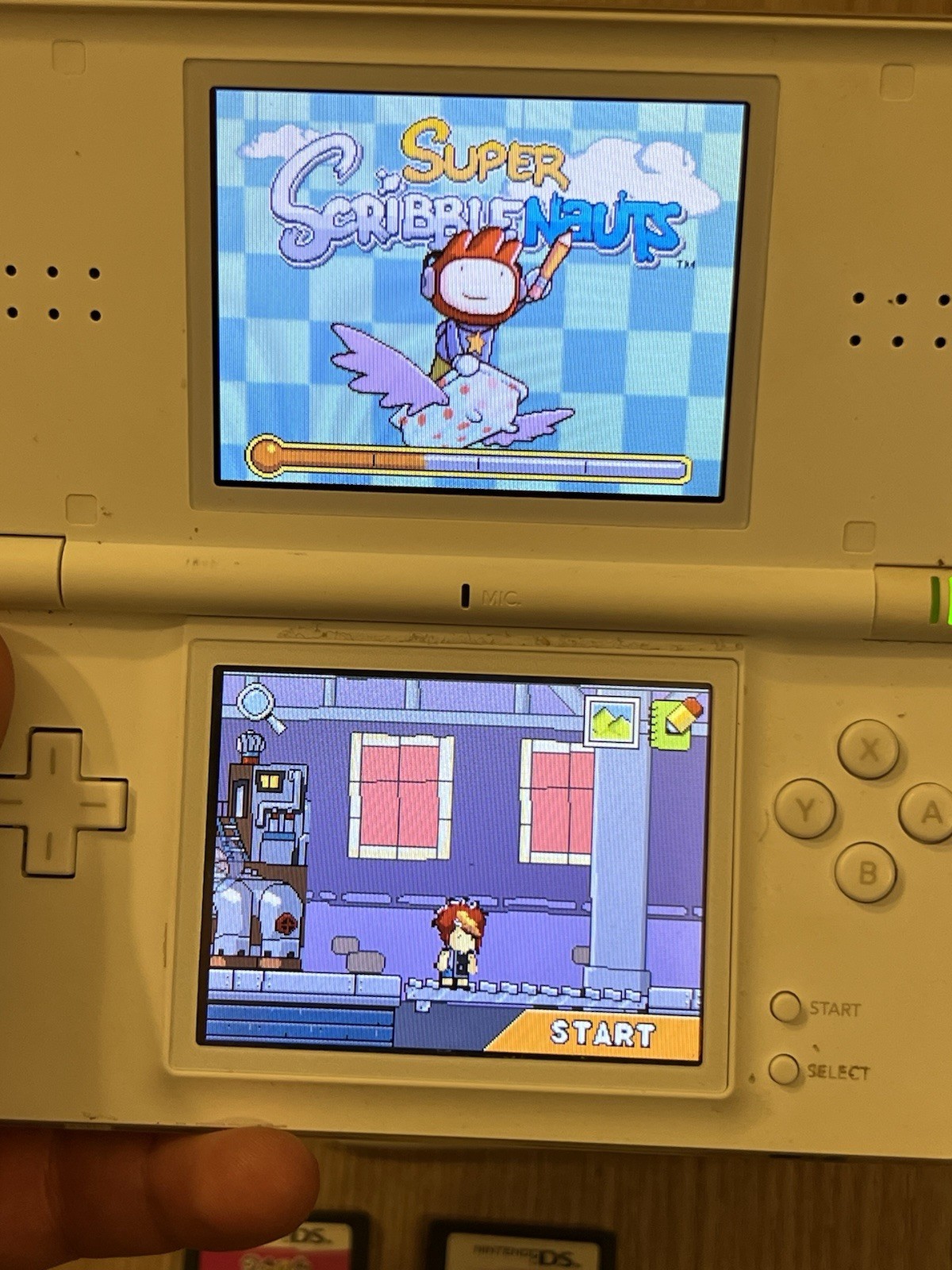 Nintendo DS Lite USG-001 KOMEN BREAST CANCER Ribbon AGS-001 w/ 10 Games Tested