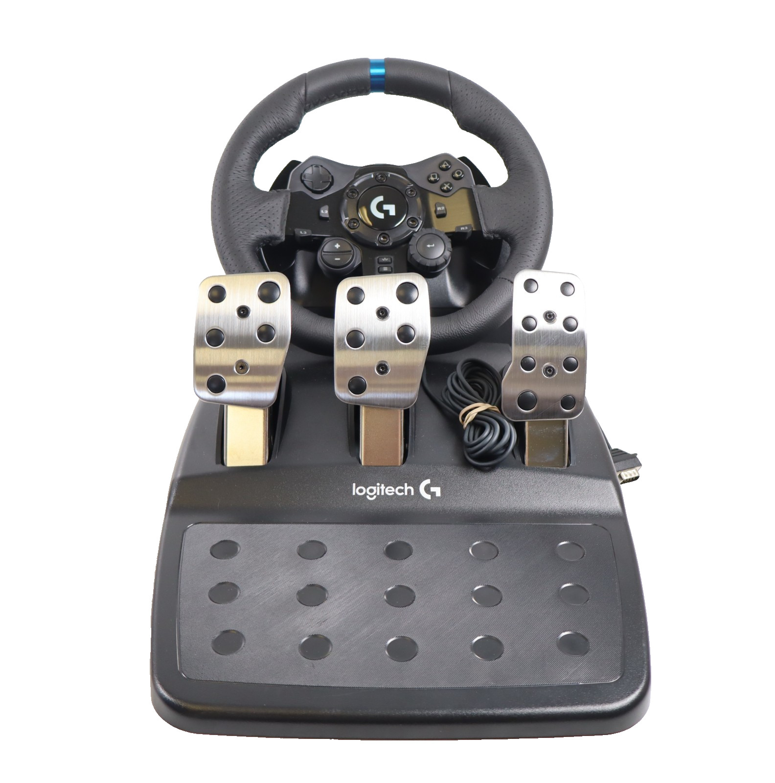 Logitech G923 Driving Force Racing Wheel and Pedal Set – Black (For PS4, PS5 PC)