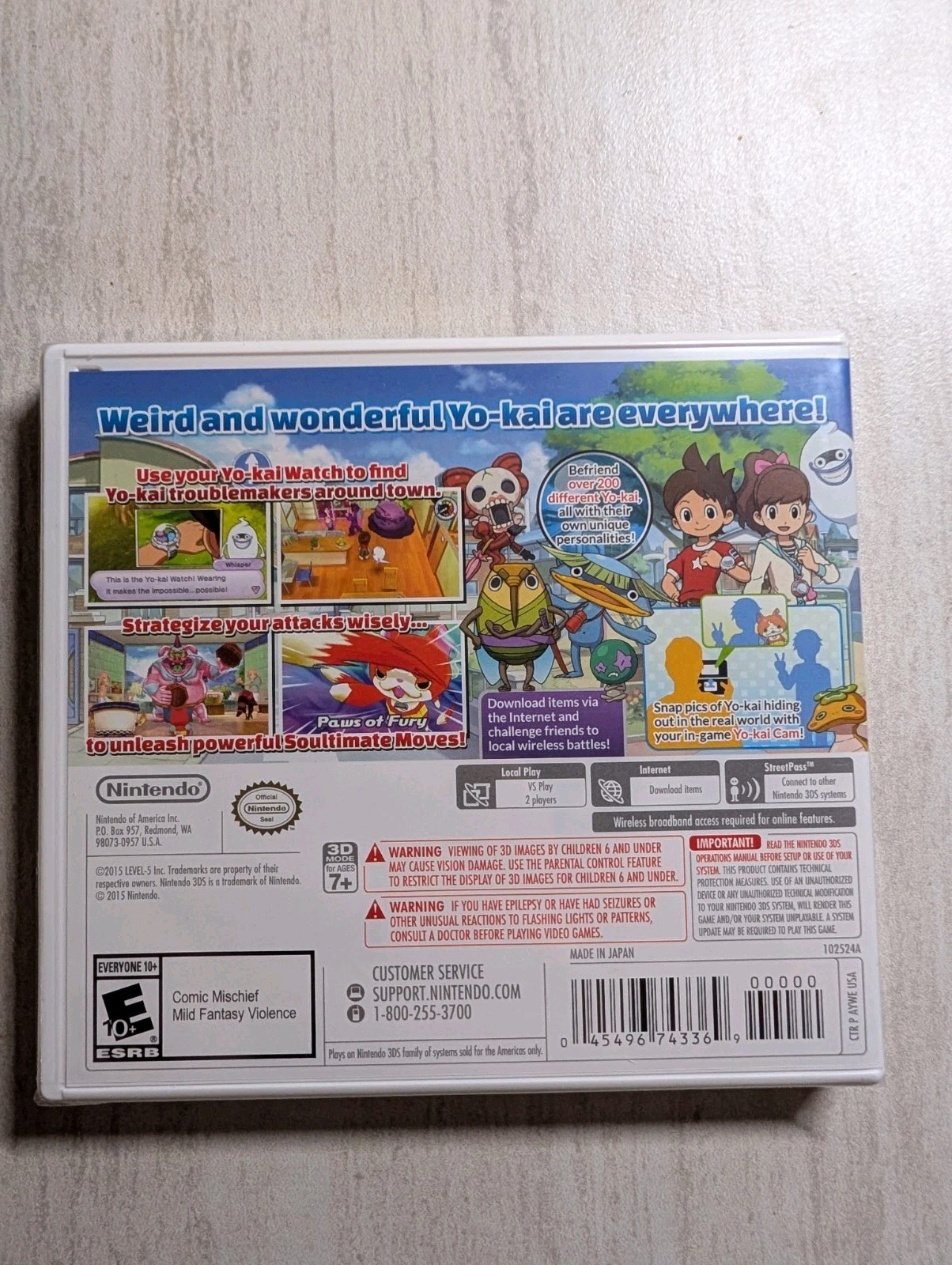Yo-Kai Watch 1 NEW Nintendo 3DS Yokai