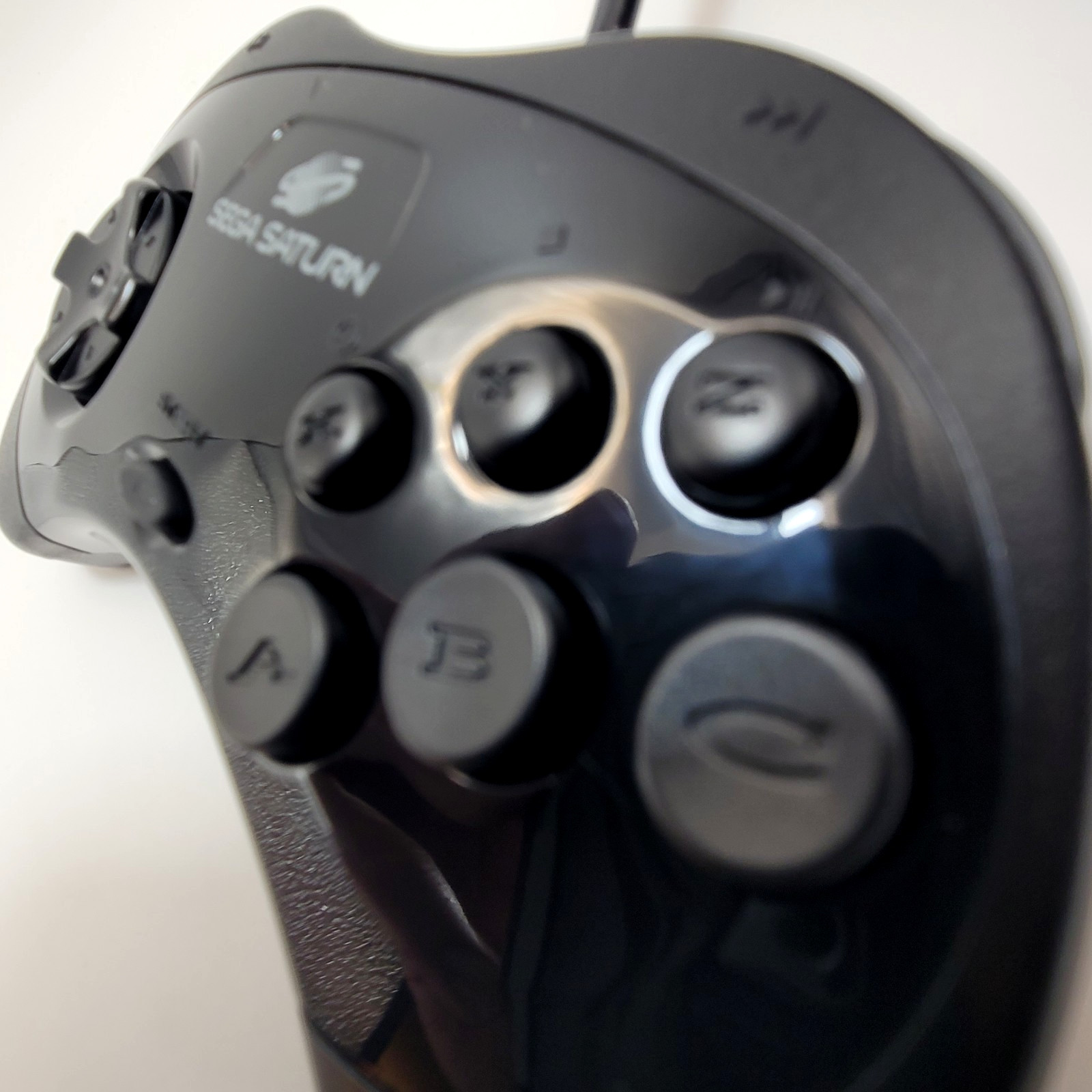 Retro-Bit Official Sega Saturn Controller For Sega Saturn Original Port 6E