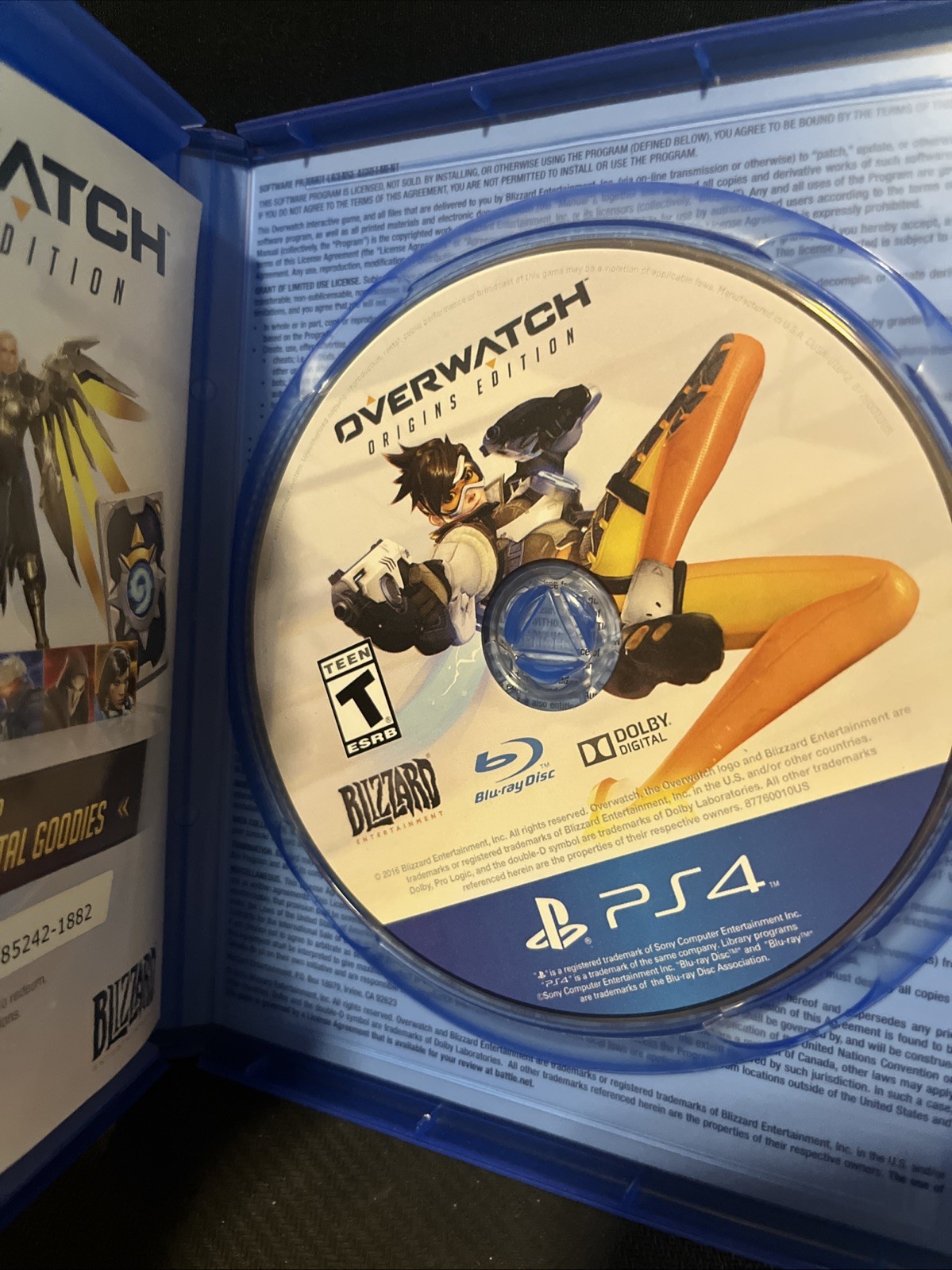 Noire Widowmaker Insert Overwatch Origins Edition Sony PlayStation 4 2016
