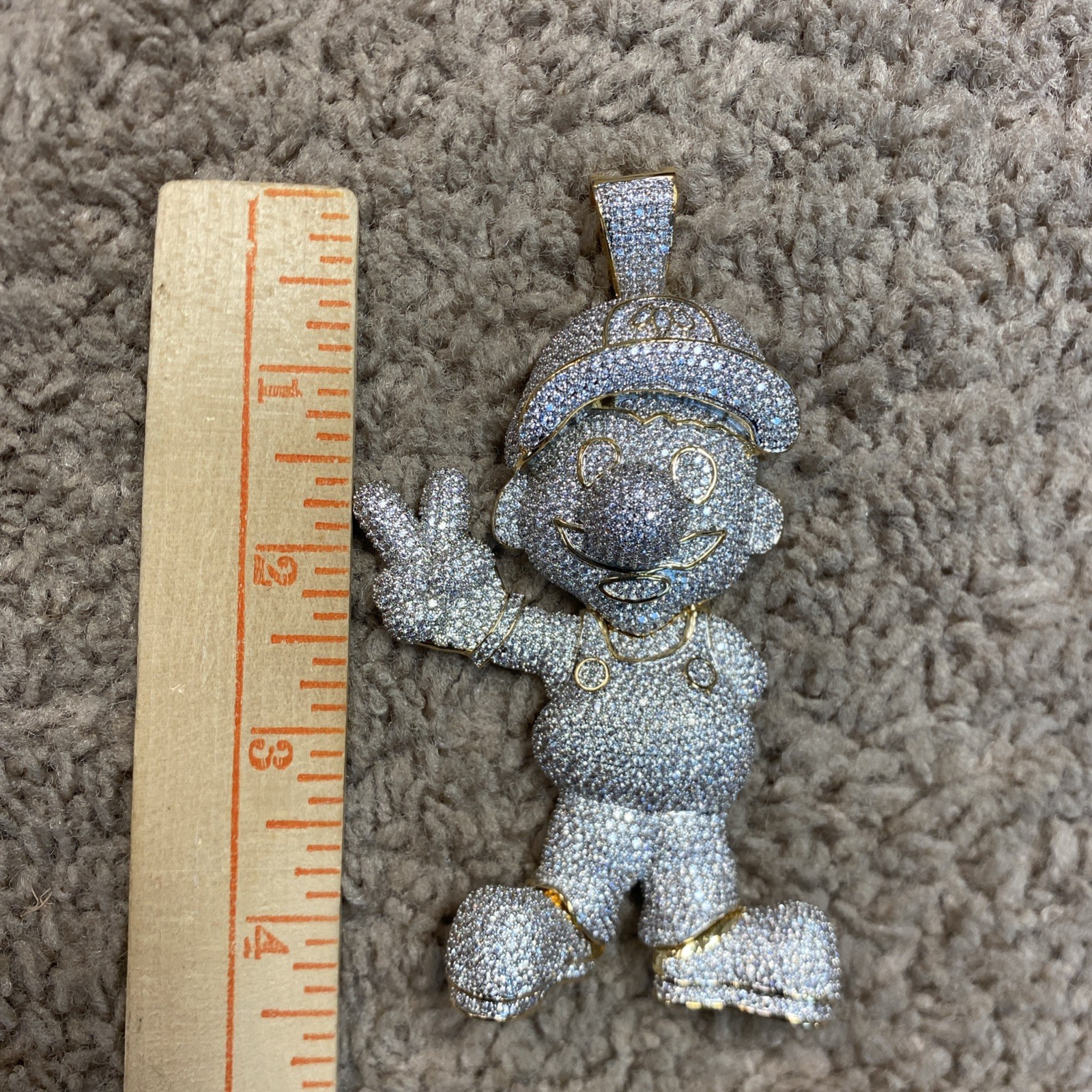 Super Mario Large Necklace Pendant Charm, Costume Jewelry , Nintendo- Awesome