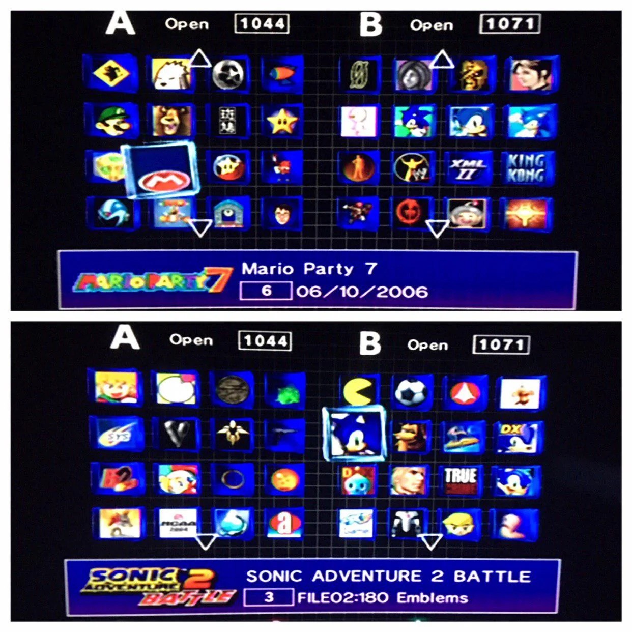 GameCube Unlocked Save Collection 300+ Saves – 512MB Memory Card – 100% Complete