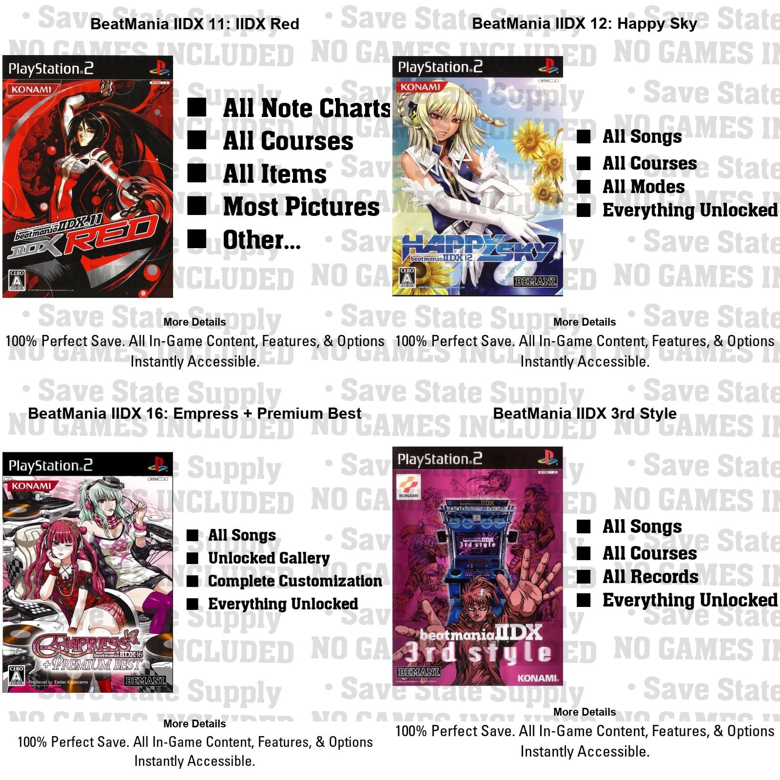 Amplitude Beatmania Dancing Frequency Guitar Freaks Sing Playstation Memory Card