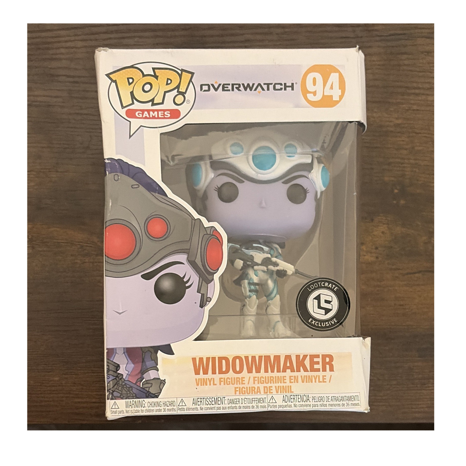 Funko Pop! Games Overwatch Widowmaker 94 Lootcrate Exclusive Vinyl Figure