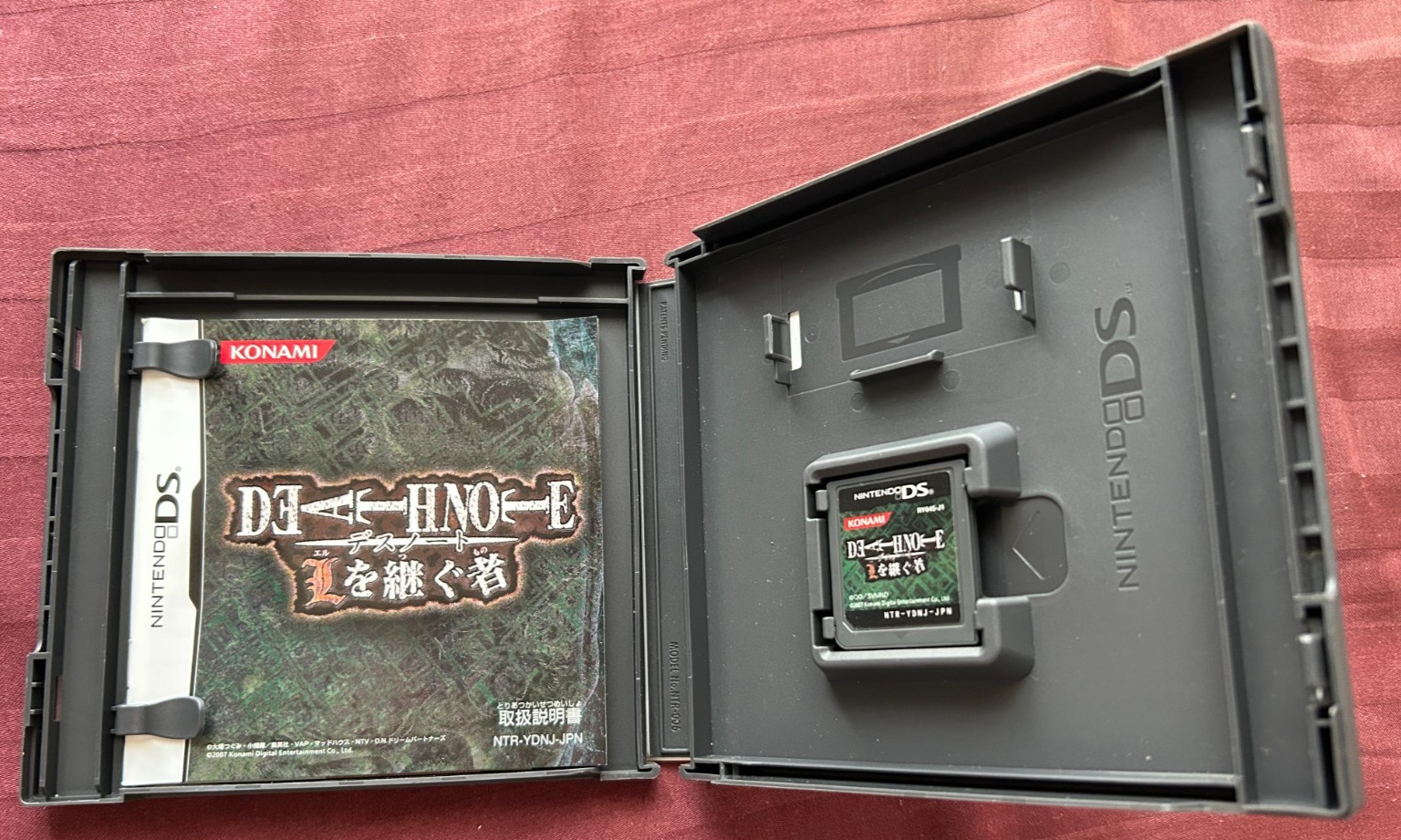 Death Note Kira Game & L wo Tsugumono & Rasen no Wana set Nintendo DS JAPAN