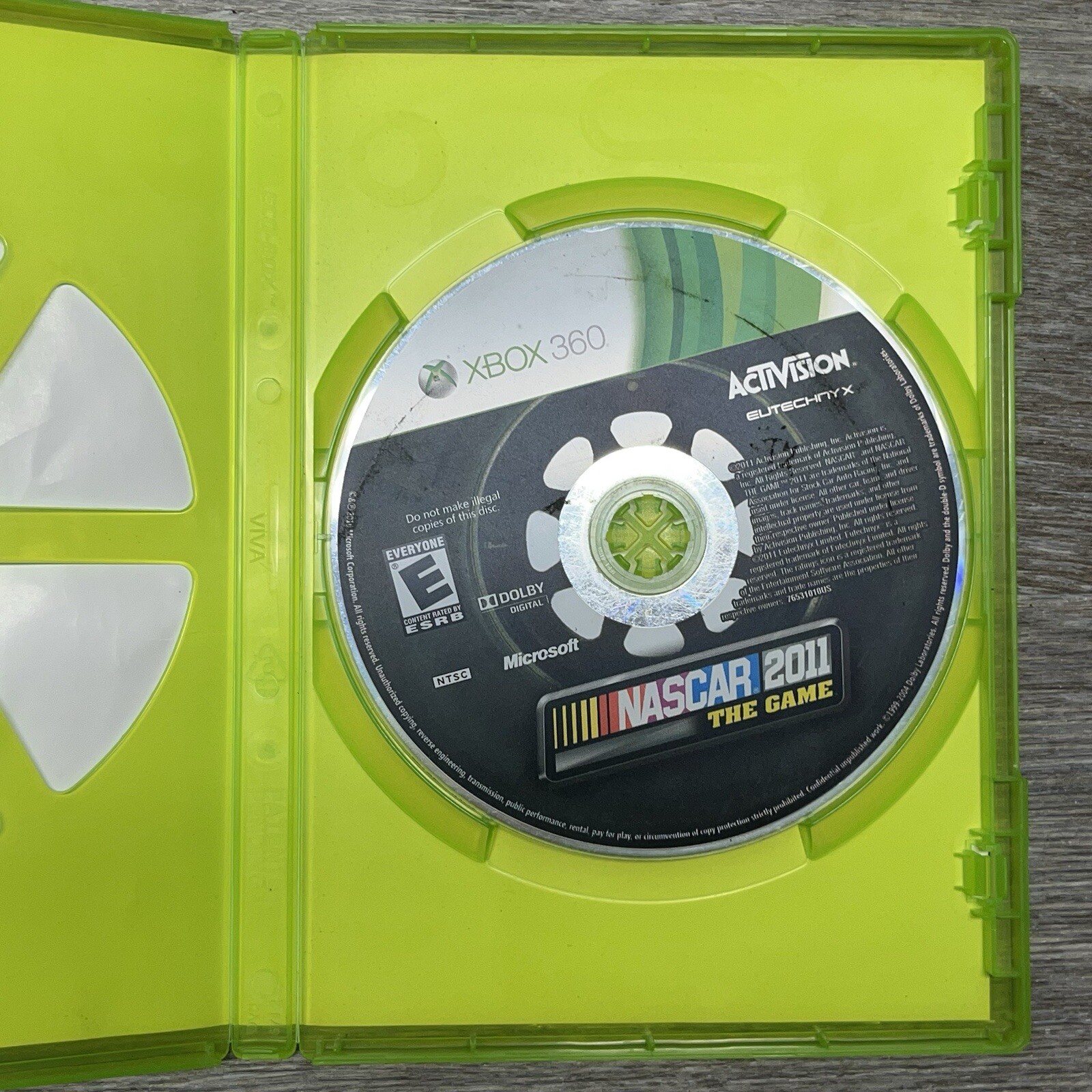 NASCAR The Game 2011 (Xbox 360) Tested Racing No Manual Rated E