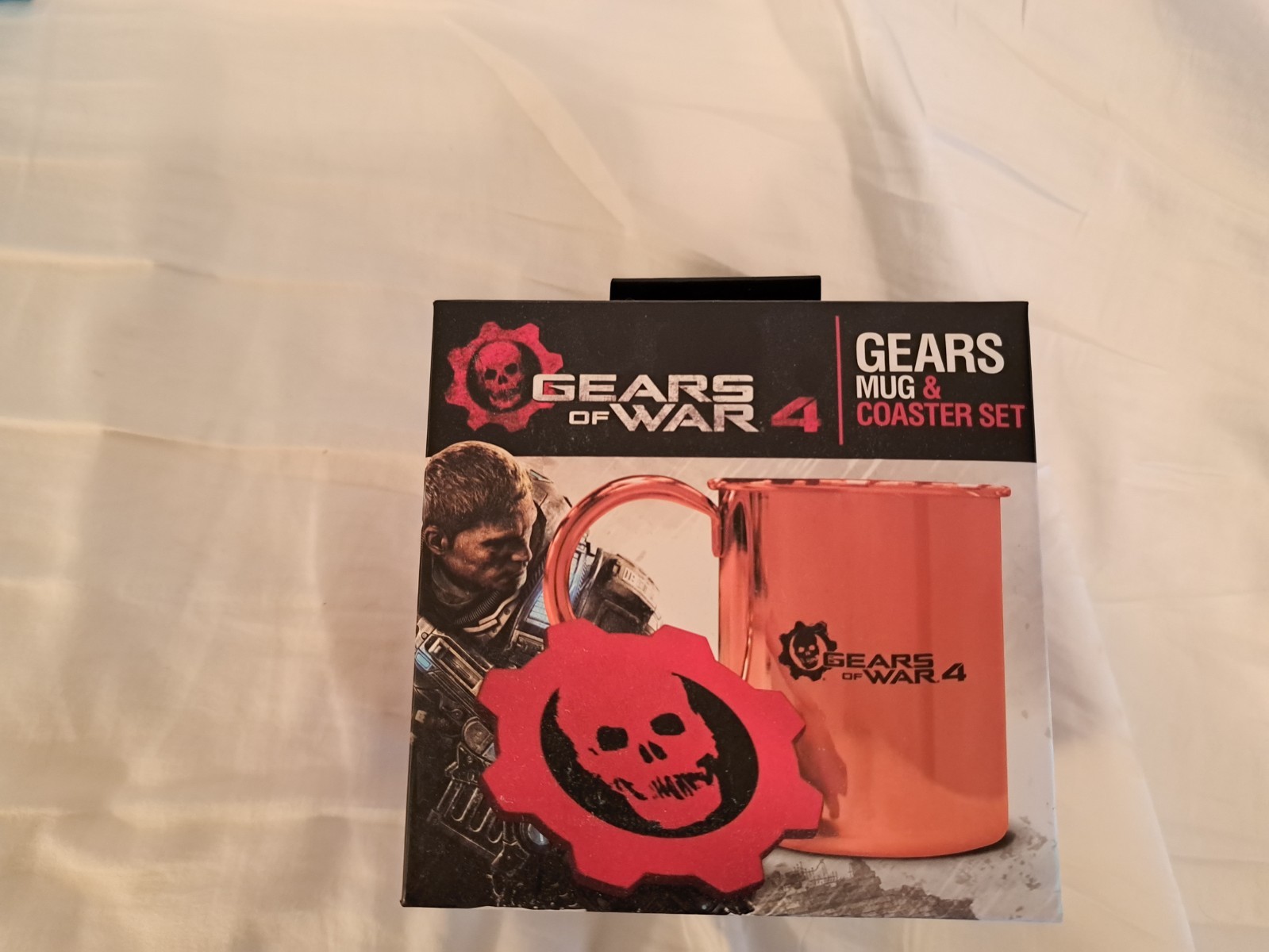 Gears of War 4 Mug and Coaster Set New in Box NIB Limited Edition Promotional