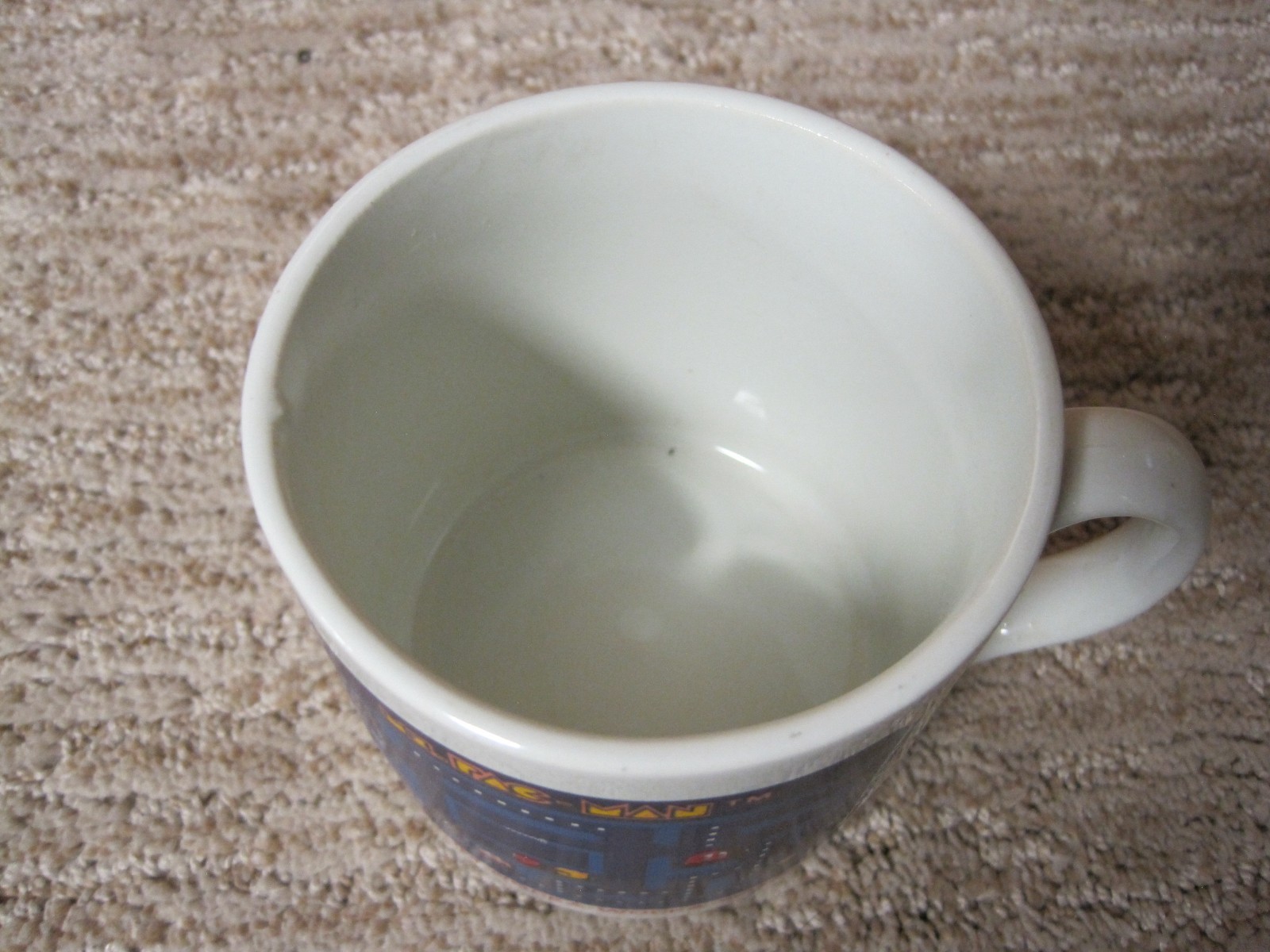 Vintage 1982 Vintage Ms. Pac-Man Milk Ceramic Coffee Mug By Houze NEW OLD STOCK