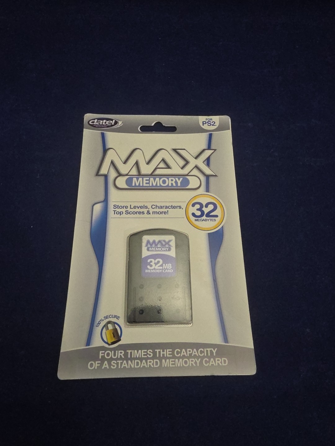 Max Memory 32 MB 32MB for Playstation 2 PS2 Memory Card Black