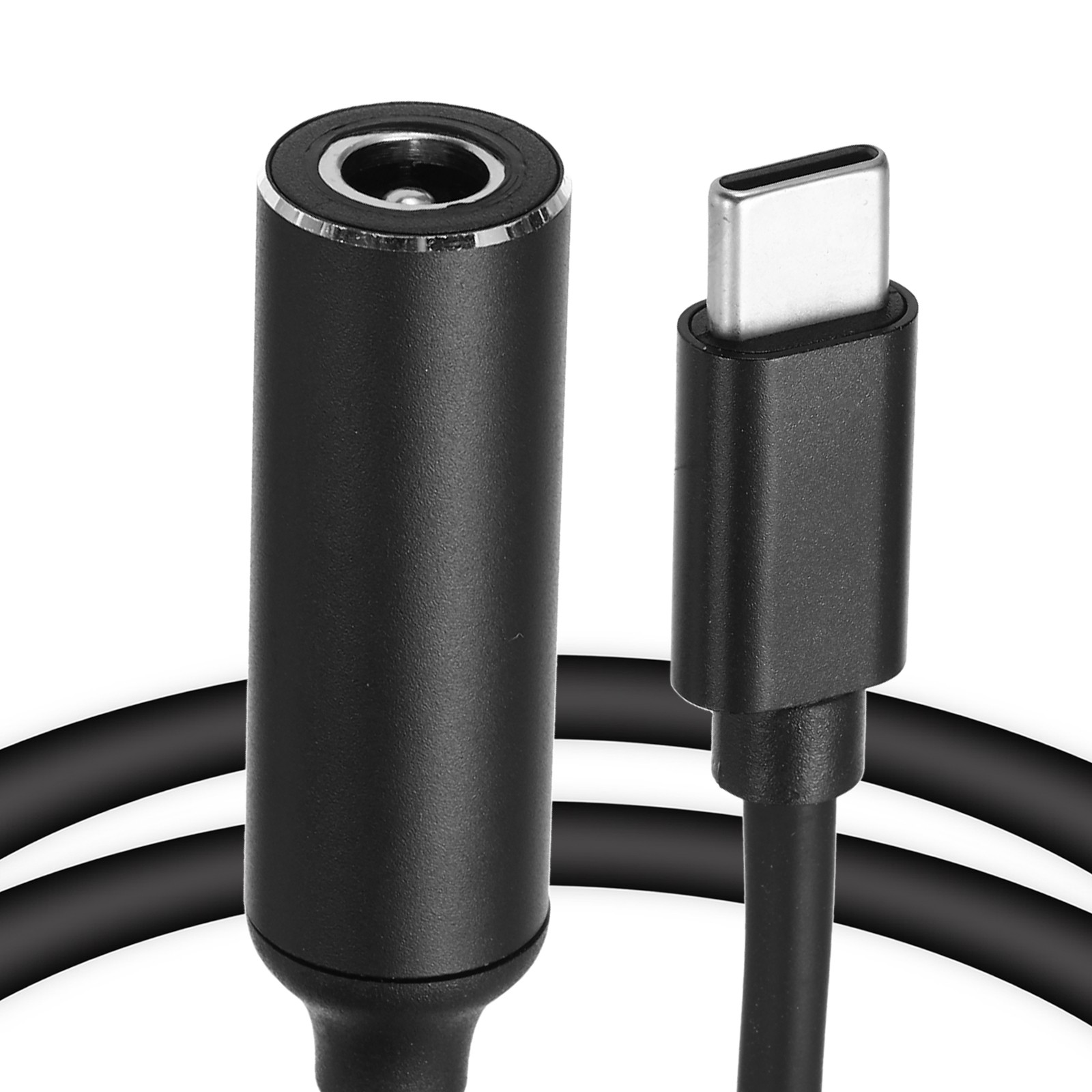 0.6FT USB C to DC PD Power Fast Charging Cable, 6.3mmx3mm 65W/5V/9V/20V(Black)