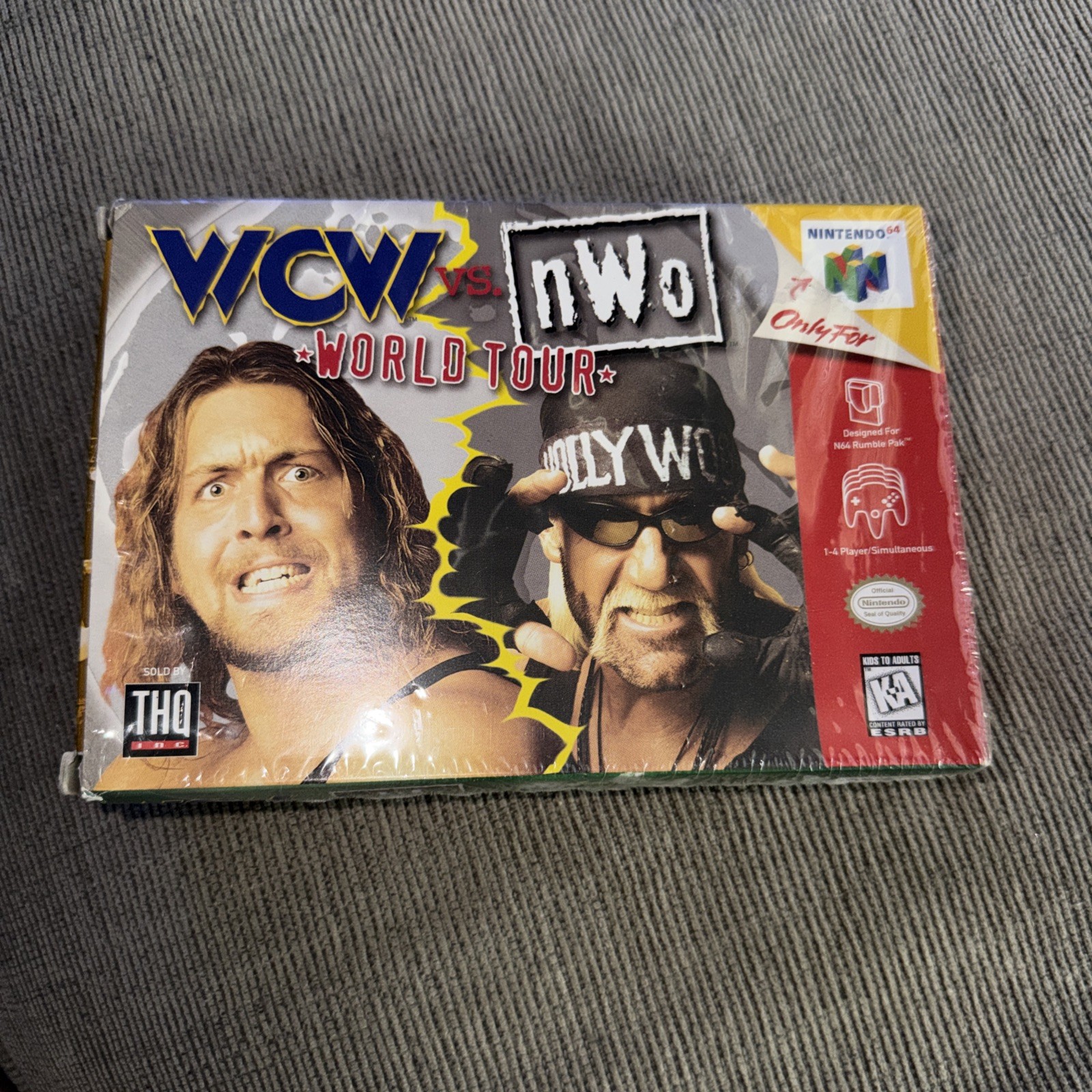 WCW NWO World Tour – Nintendo 64 (N64) Complete in Box (CIB) – New/Unplayed