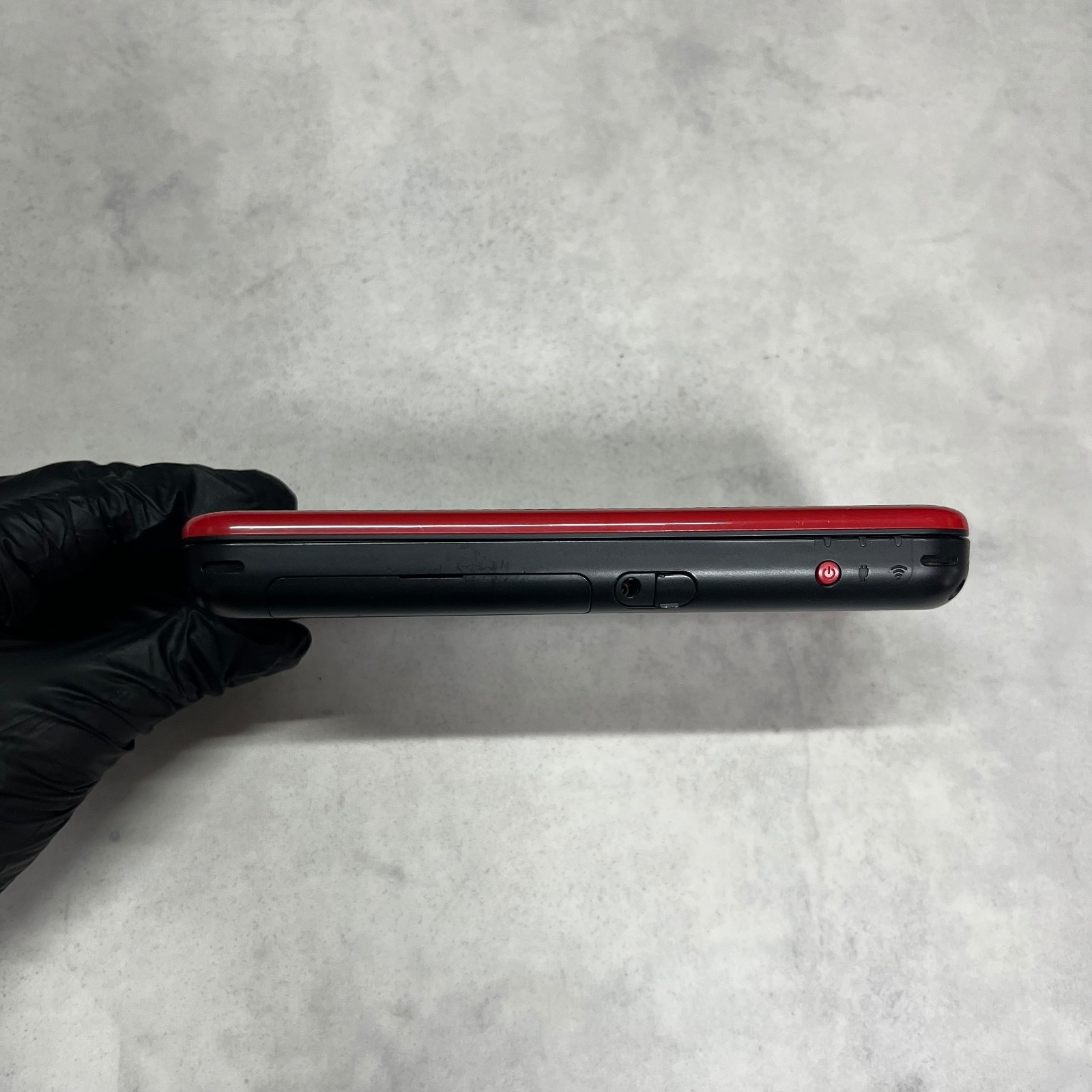 New Nintendo 2DS XL LL Mario Kart 7 Red Black Console Stylus Working Tested Good