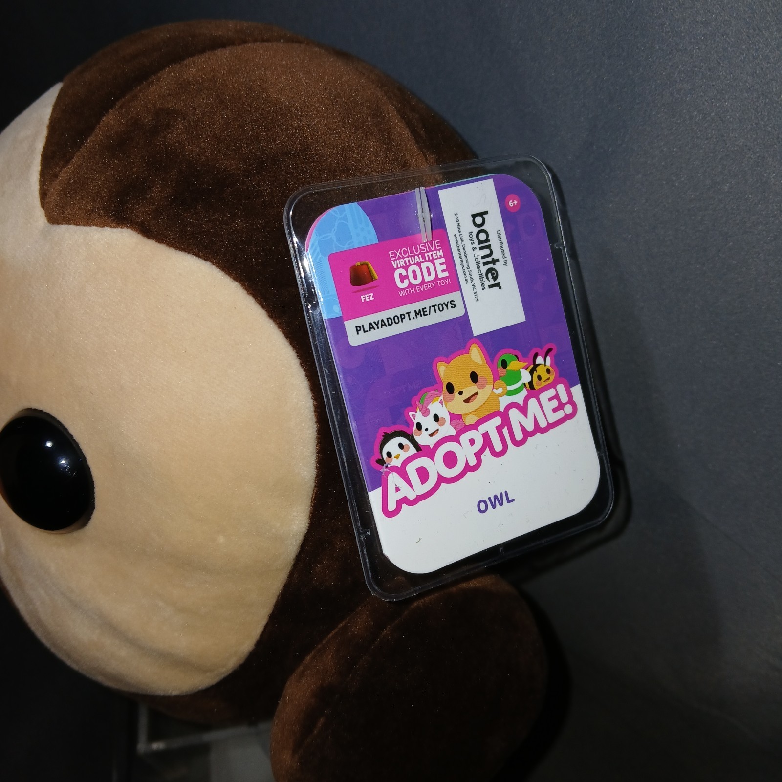 Adopt Me Pet Owl Plush Exclusive Virtual Item With Code NEW