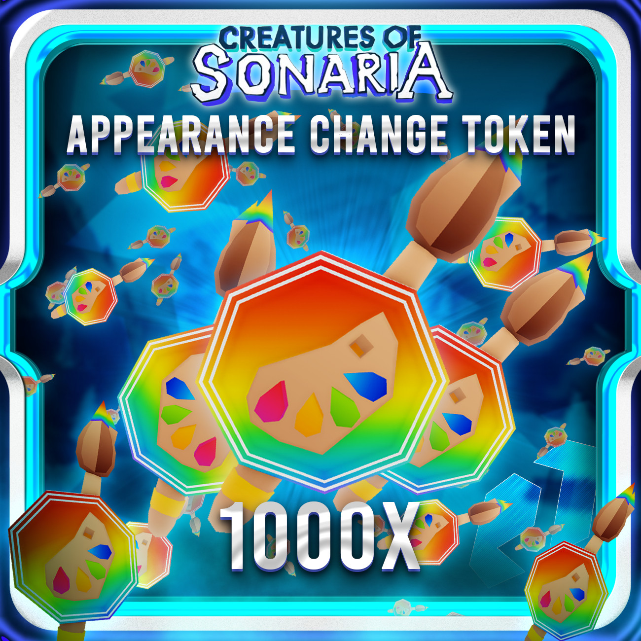 x1000 Appearance Change Tokens | Creatures Of Sonaria | COS | Roblox | Cheap