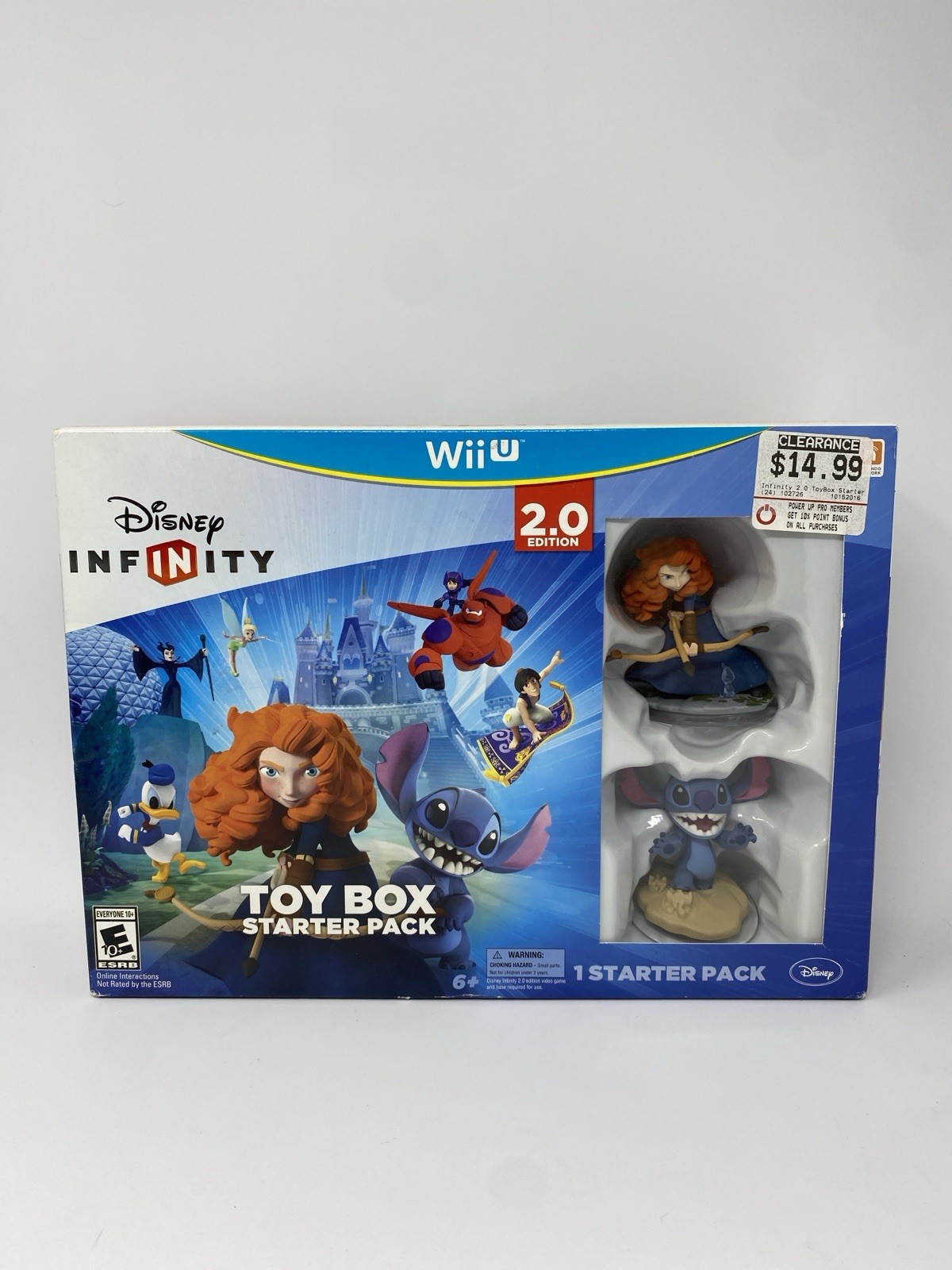 Disney Infinity 2.0 Toy Box Starter Pack (Nintendo Wii U) Merida Stitch Figures