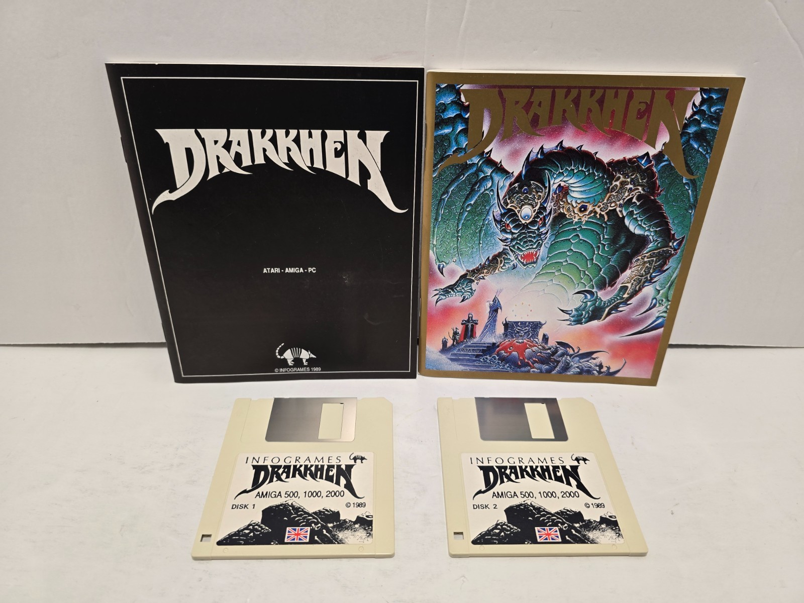Drakkhen w/ Manual & Inserts 3.5″ Commodore Amiga