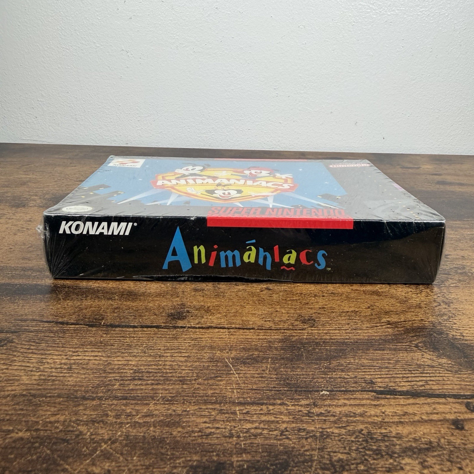 Vintage Animaniacs Super Nintendo SNES SEALED Complete in Box (CIB) w/ Hang Tab