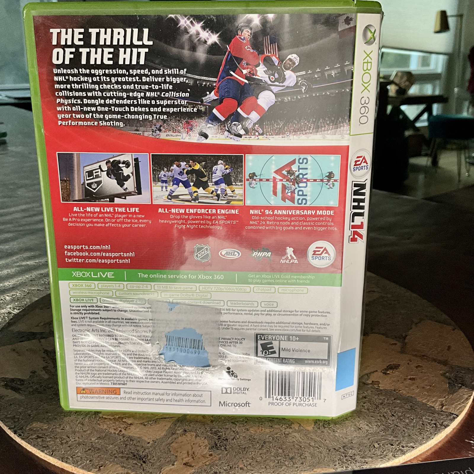 NHL 14 – Microsoft Xbox 360 (EA Sports) Hockey Video Game NTSC E10+