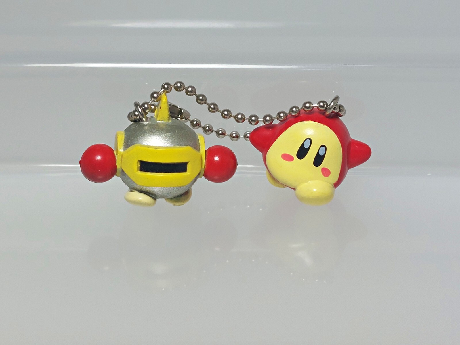 Kirby 64 Sir Kibble & Waddle Dee Keychain Figure Nagasakiya 2000 0.8-1.1in