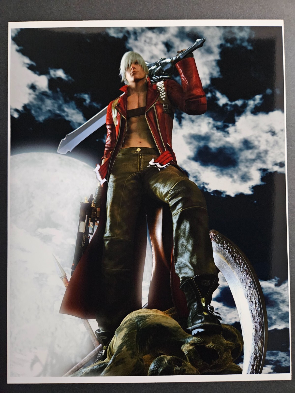 Devil May Cry 3 (Dante) Playstation 2 PS2 PC Game Art Print Glossy Small Poster