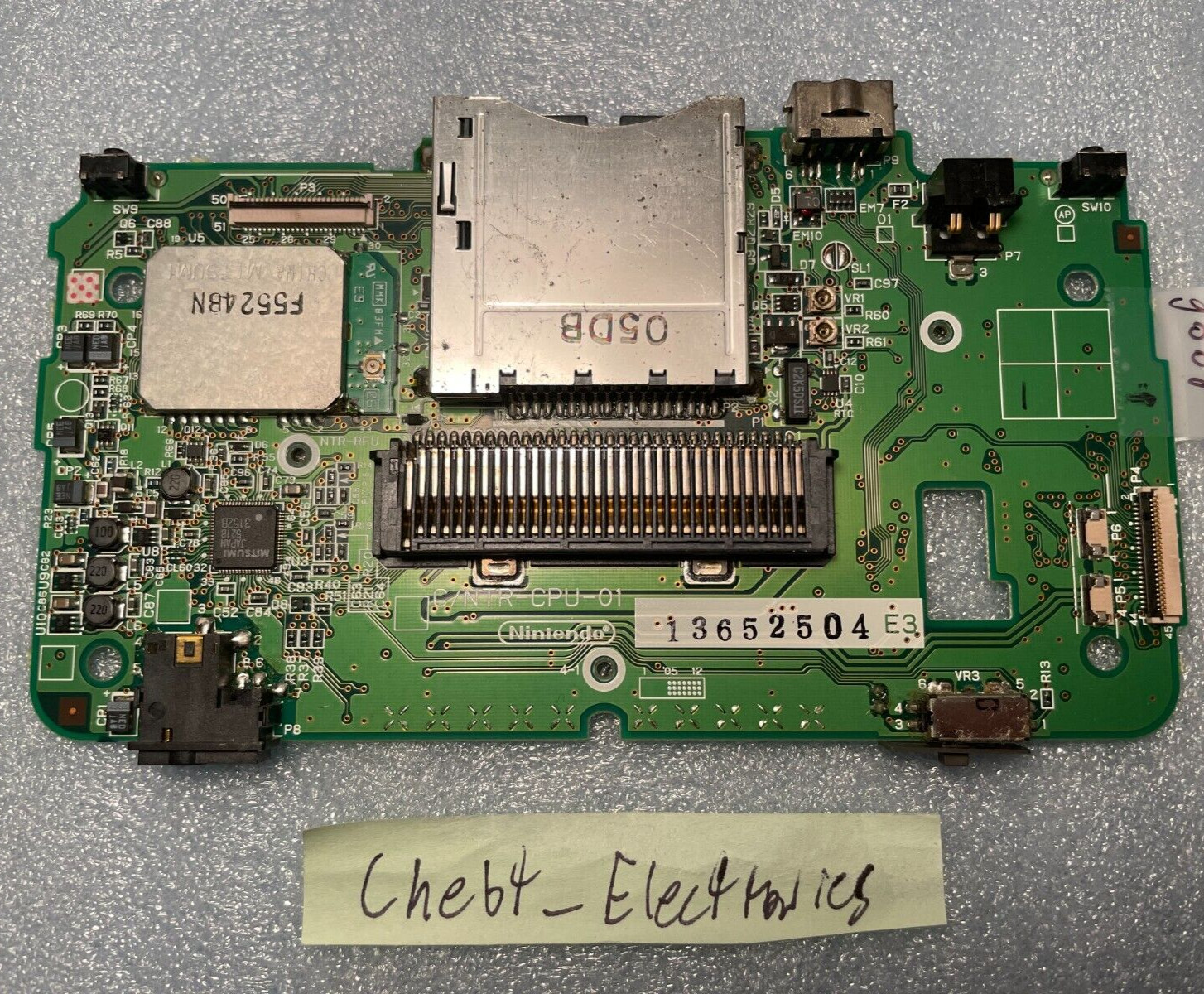 Nintendo DS NTR-001 CPU-01 Motherboard TESTED