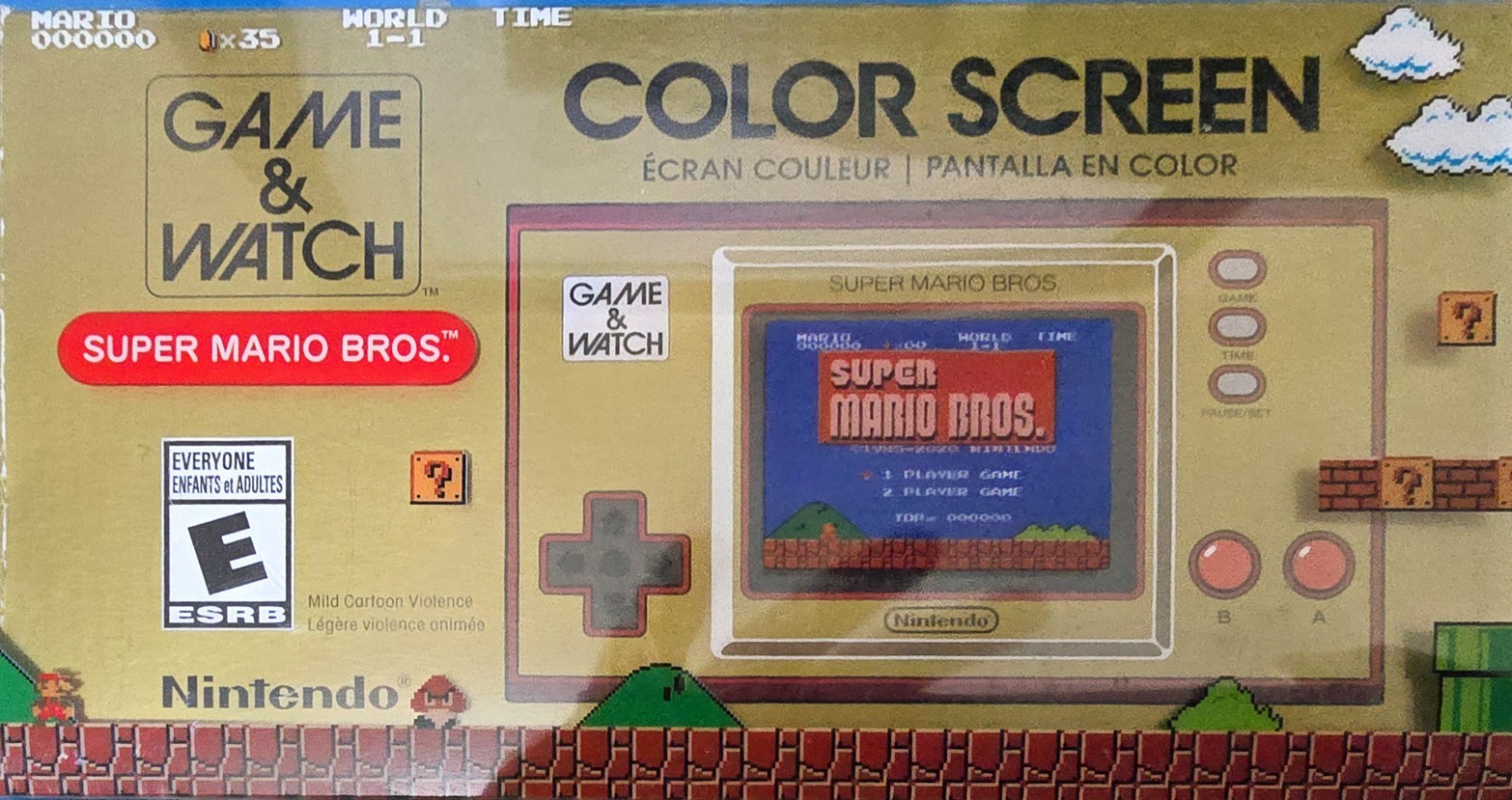64mb upgrade Nintendo Game And Watch Super Mario Bros. Handheld Console