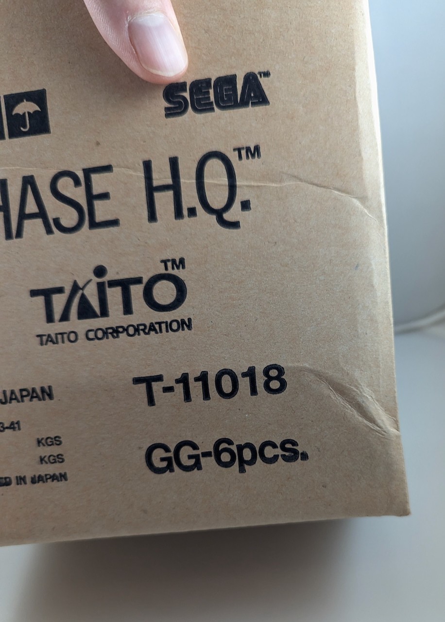 Sega Game Gear – Chase HQ H.Q. – Brand New Factory Sealed CASE 6 GAMES