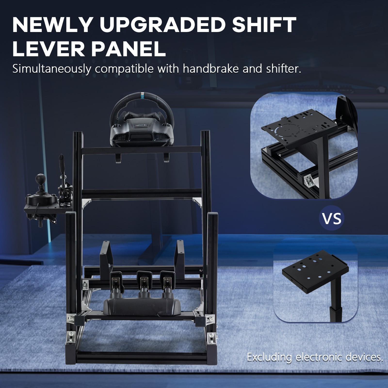 Supllueer 4080 Aluminum Racing Simulator Cockpit Fit Logitech Thrustmaster T300