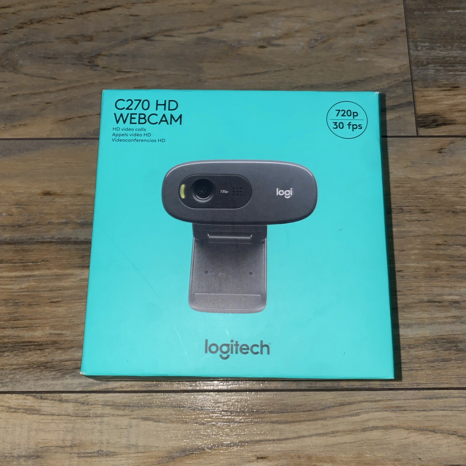 Logitech C270 HD Webcam 720p 30fps Video Calls – Noise Reducing Mic
