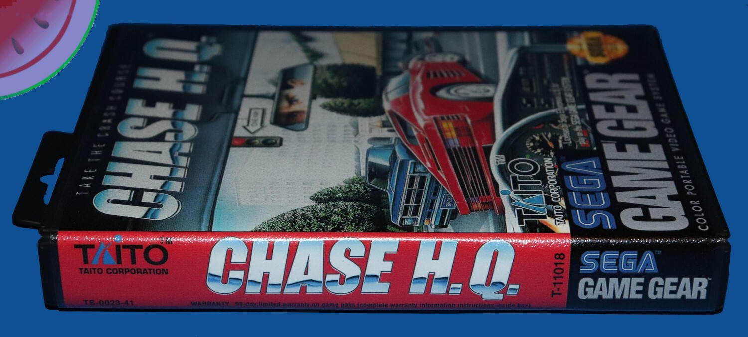 TESTED Sega GAME GEAR Genuine CHASE HQ H.Q. Completed with Manual in NEW Box CIB