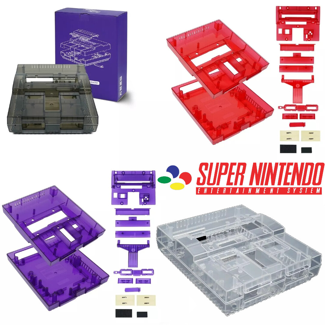 Super Nintendo Replacement Console Shell Housing SNES *Region Free* USA SELLER