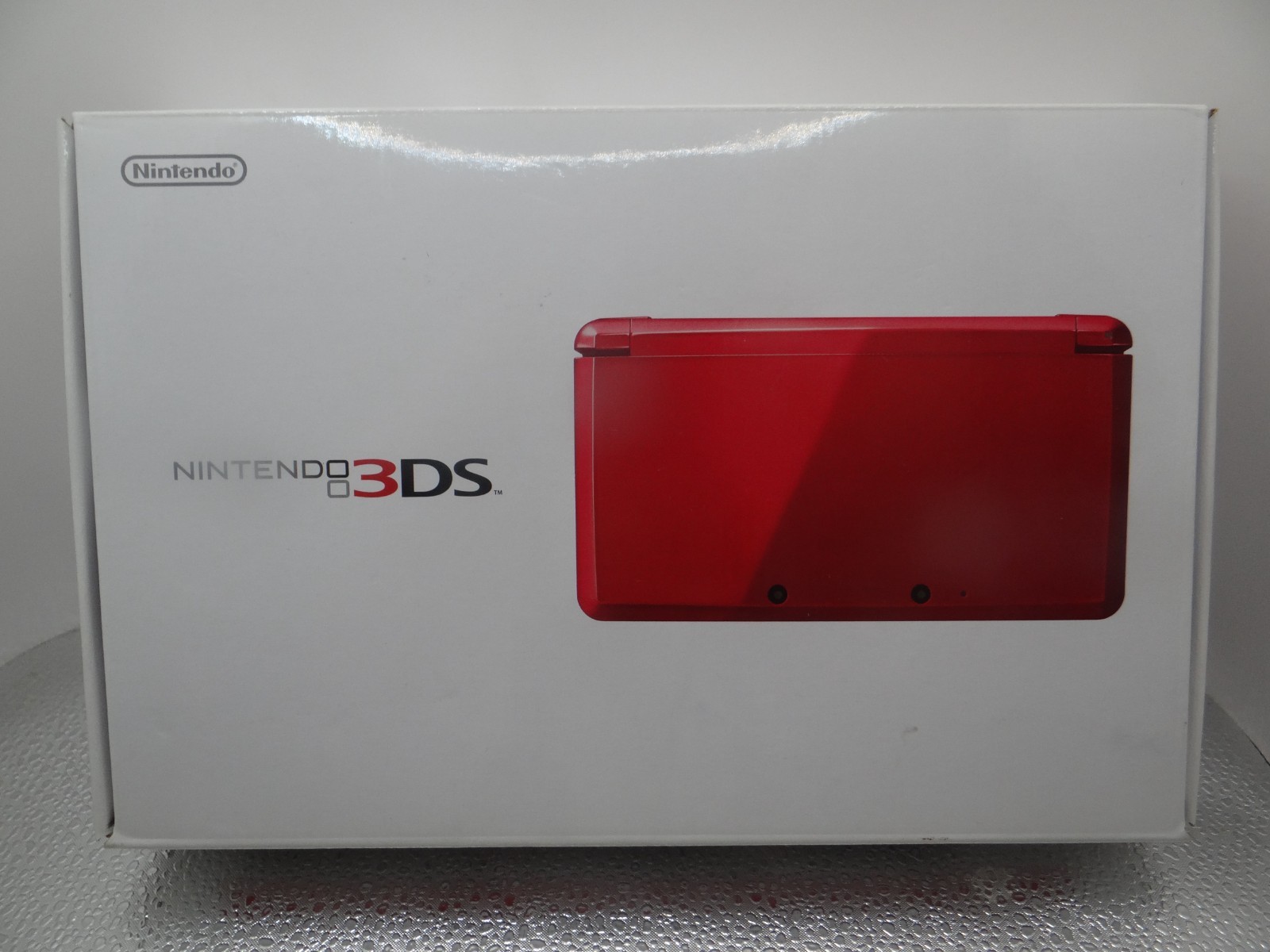 Nintendo 3DS Handheld System – CIB Flame Red INCLUDING CIB GAME