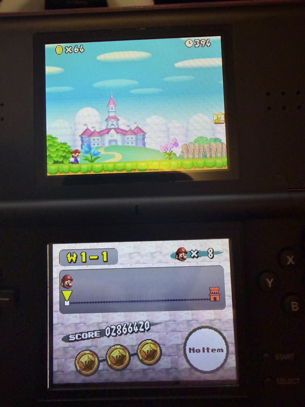 MINT Nintendo DS Lite Handheld Red – W/ New Super Mario Bros – FULLY TESTED