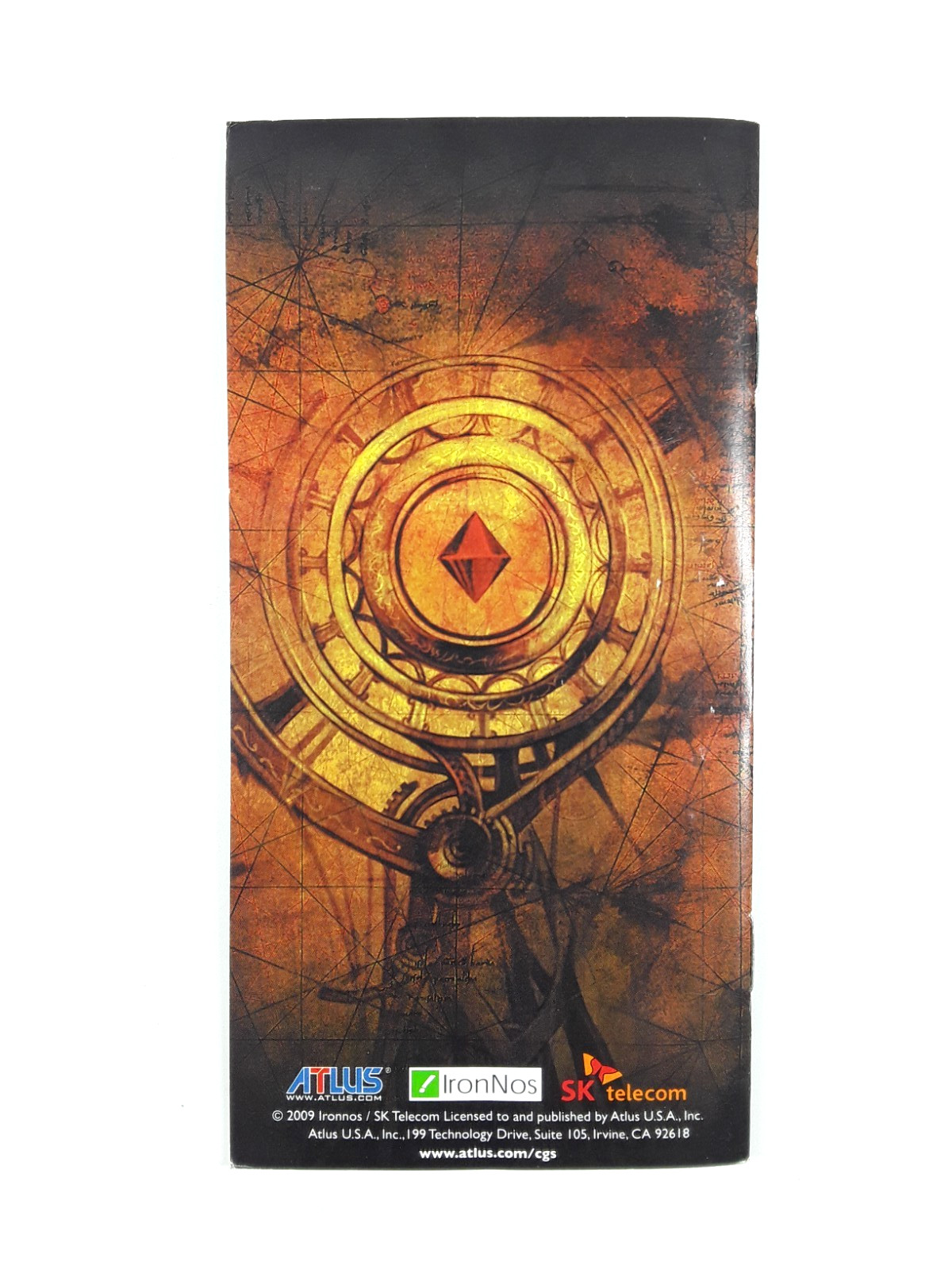 Crimson Gem Saga – Playstation Portable Sony PSP (MANUAL ONLY) Authentic Atlus