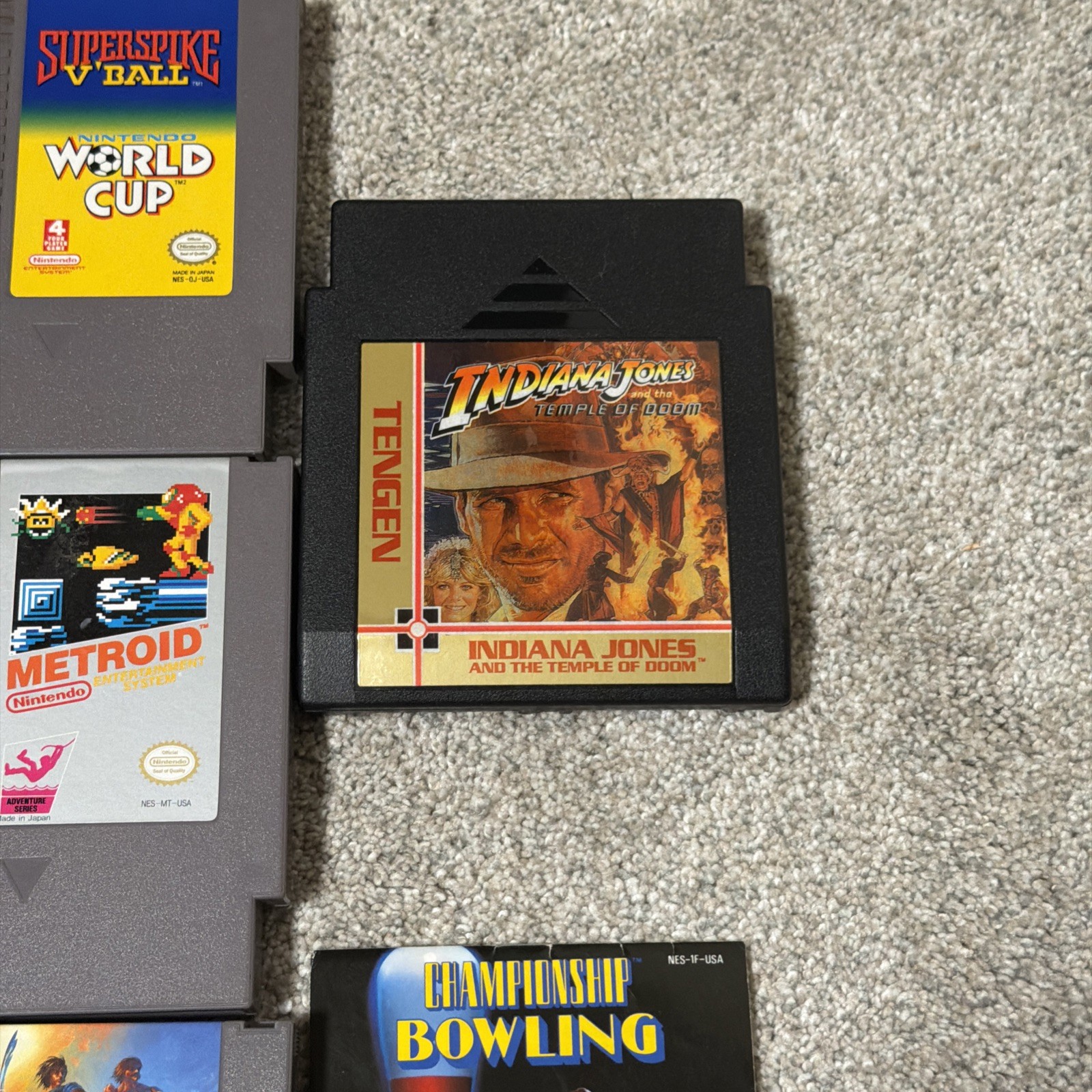 Nintendo NES Game Lot of 17 All w/ Manuals – Metroid Ducktales Metal Gear