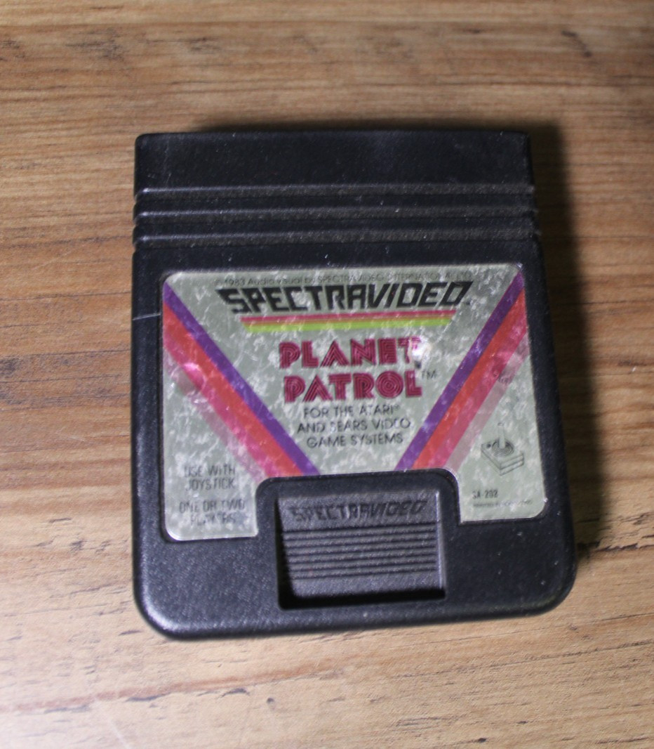 ATARI 2600 Spectravideo Planet Patrol Game Cartridge Cart UNTESTED