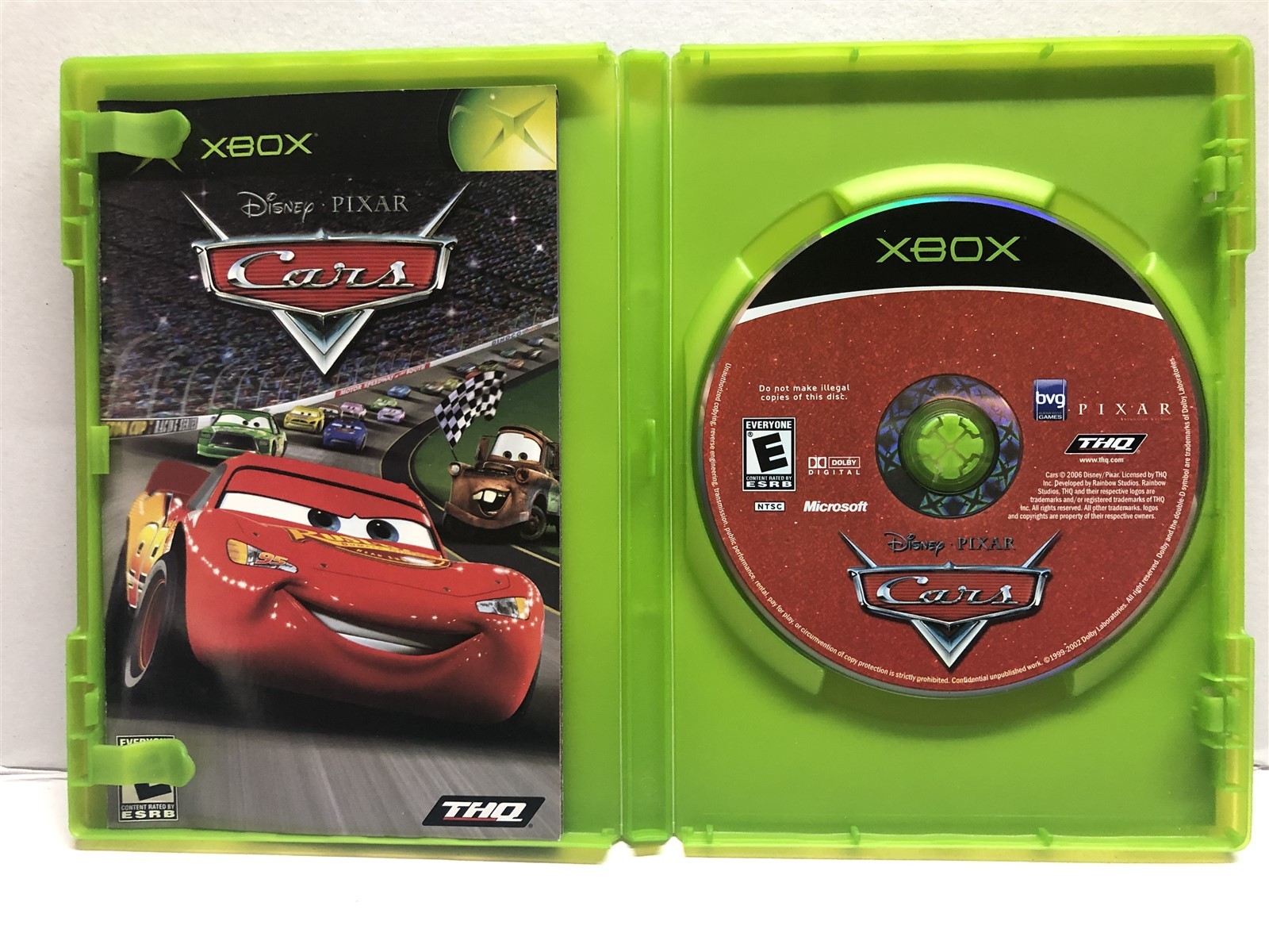 Cars (Microsoft Xbox, 2006) Family Kids Game – Complete w/ Manual – Tested