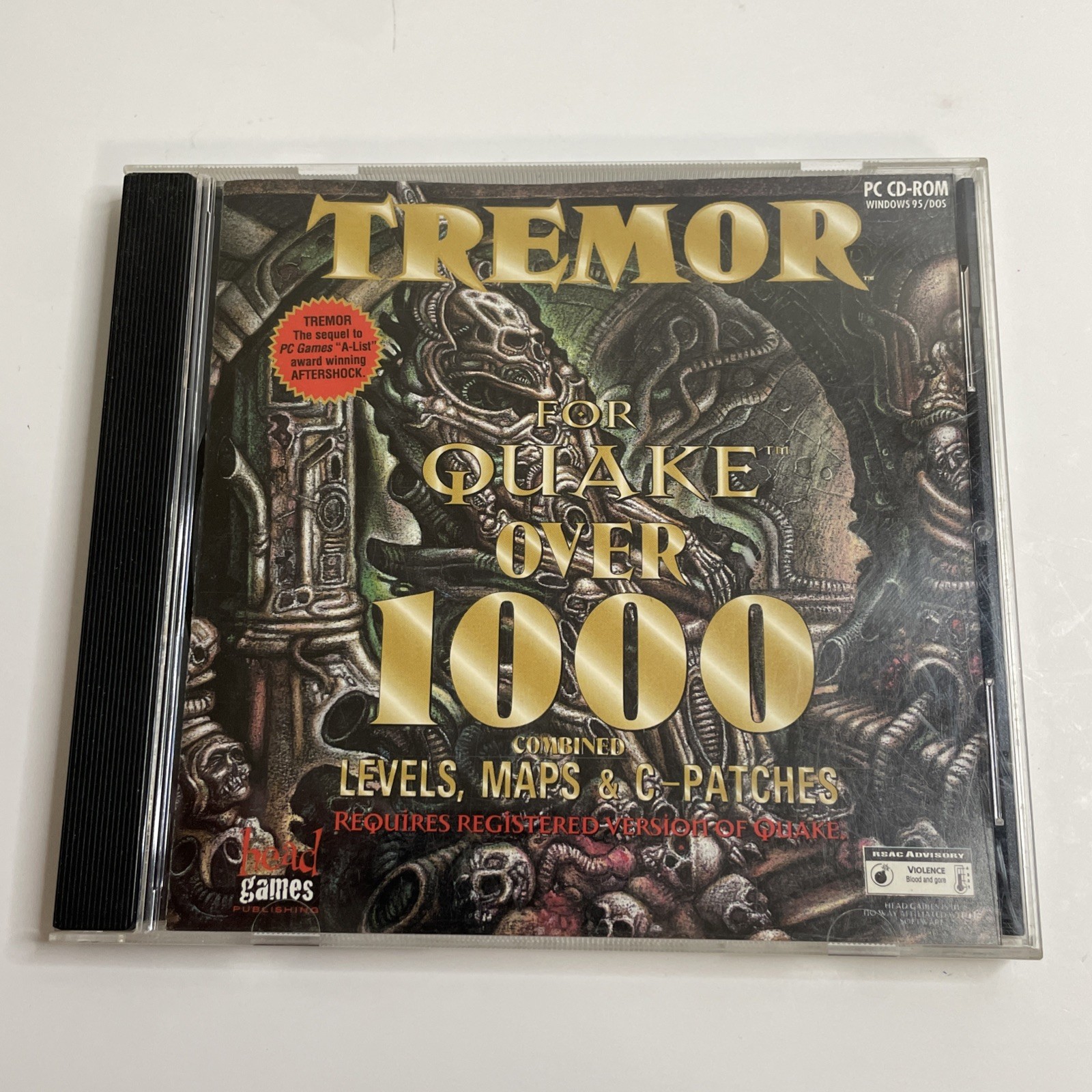 Quake II Bundle With Expansions – Tremor 1000 Levels, Maps, Patches – PC Game
