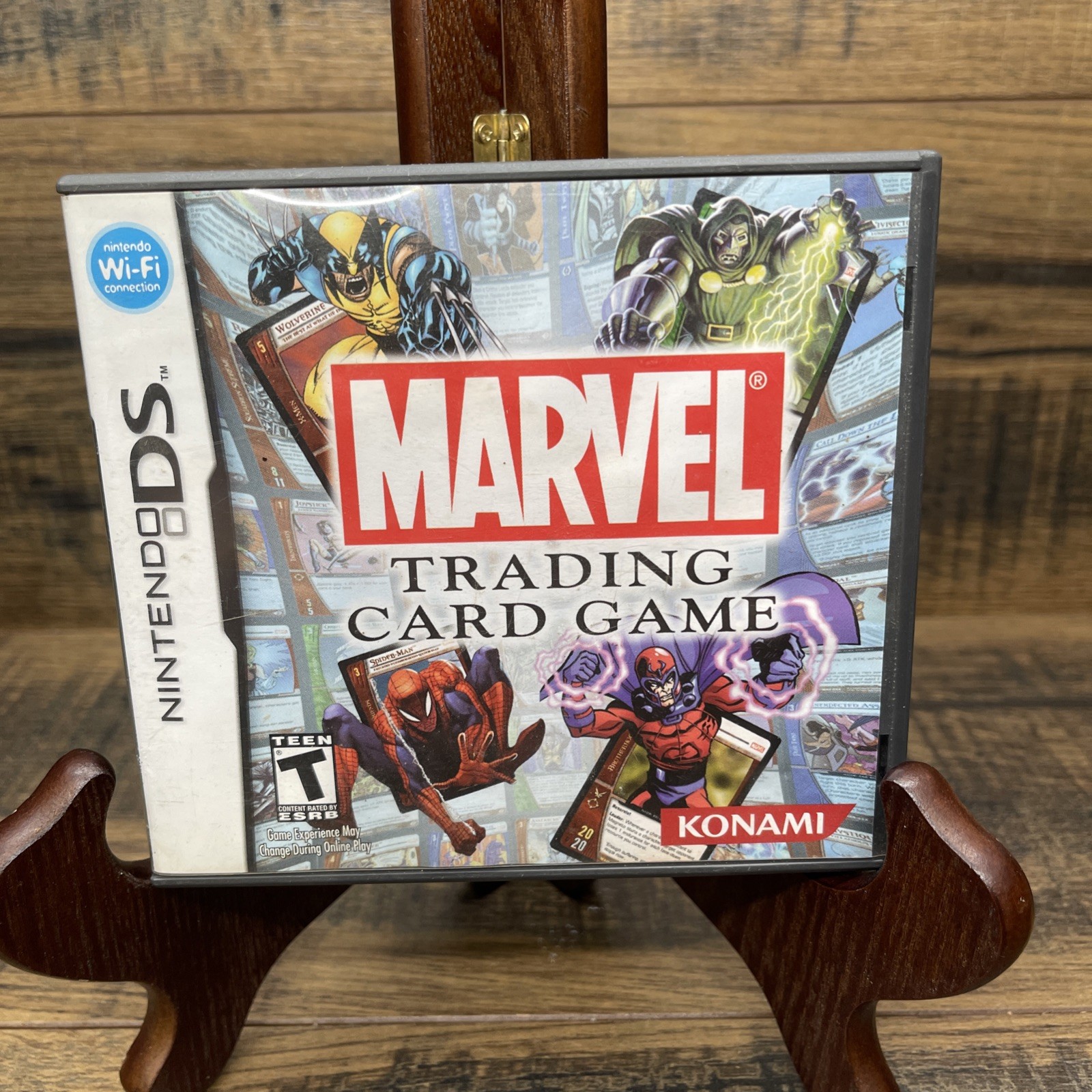Marvel Trading Card Game (Nintendo DS) Case And Manual ONLY No Game USA Version